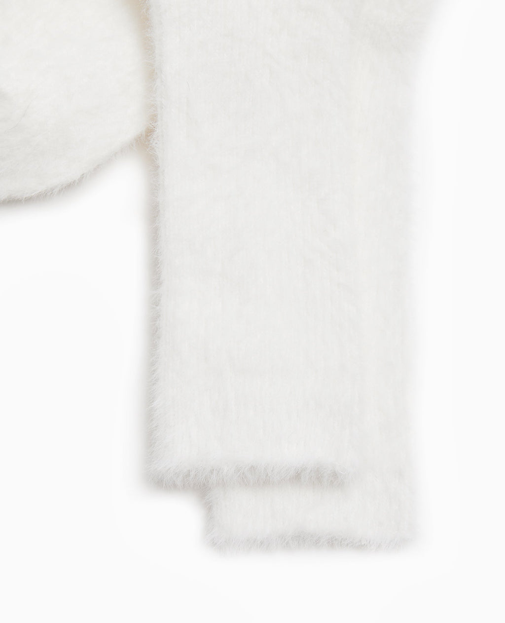 Paire de chaussettes en maille douce et poilue
