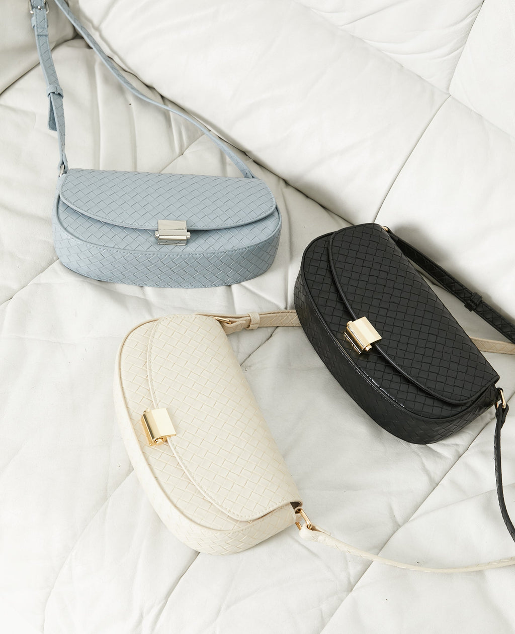 Sac boxy effet tressé