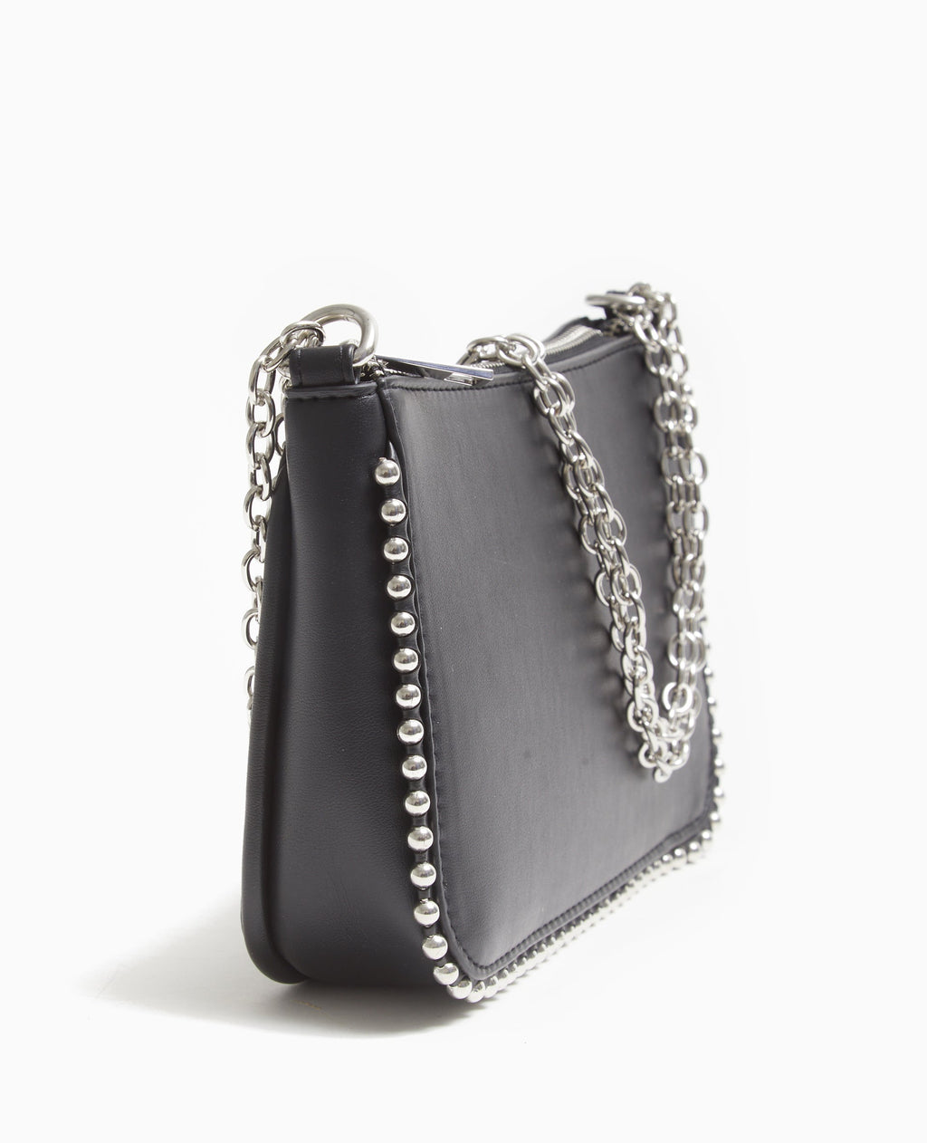 Sac pochette avec chaînette et clous