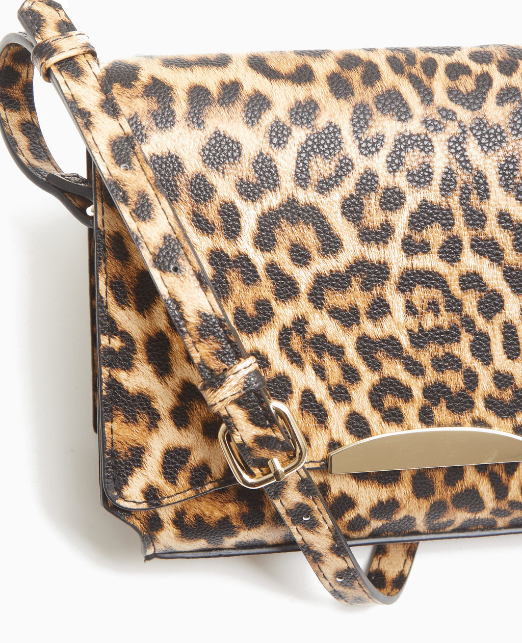 Sac boxy motif léopard