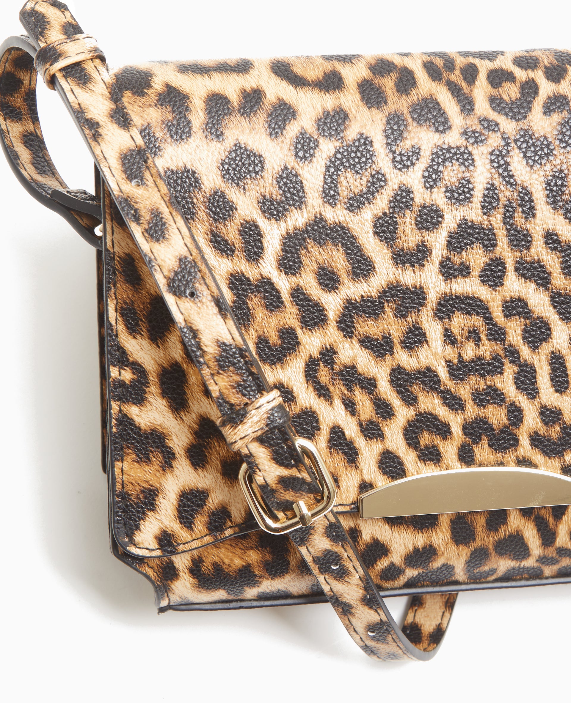 Sac boxy motif léopard