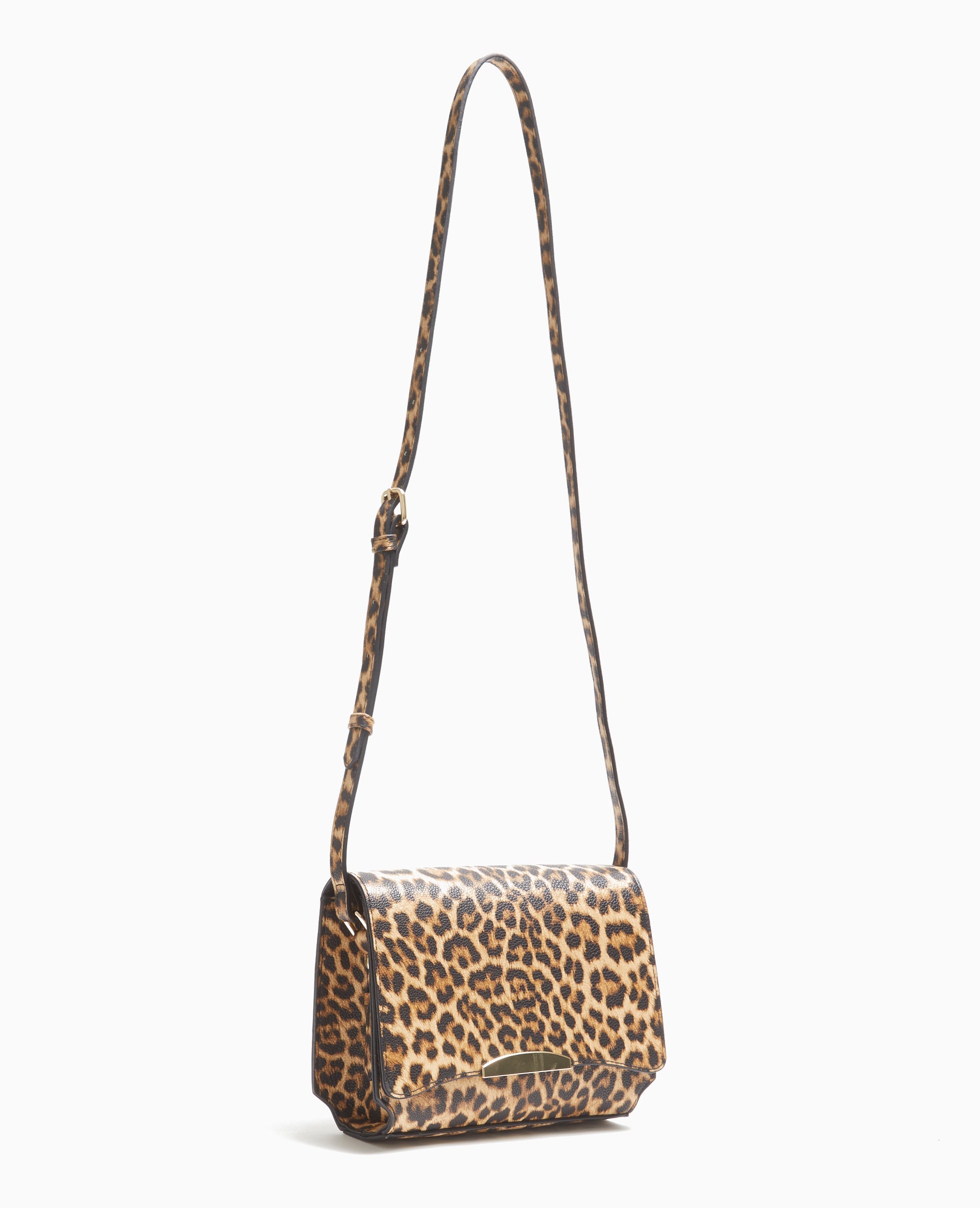 Sac boxy motif léopard