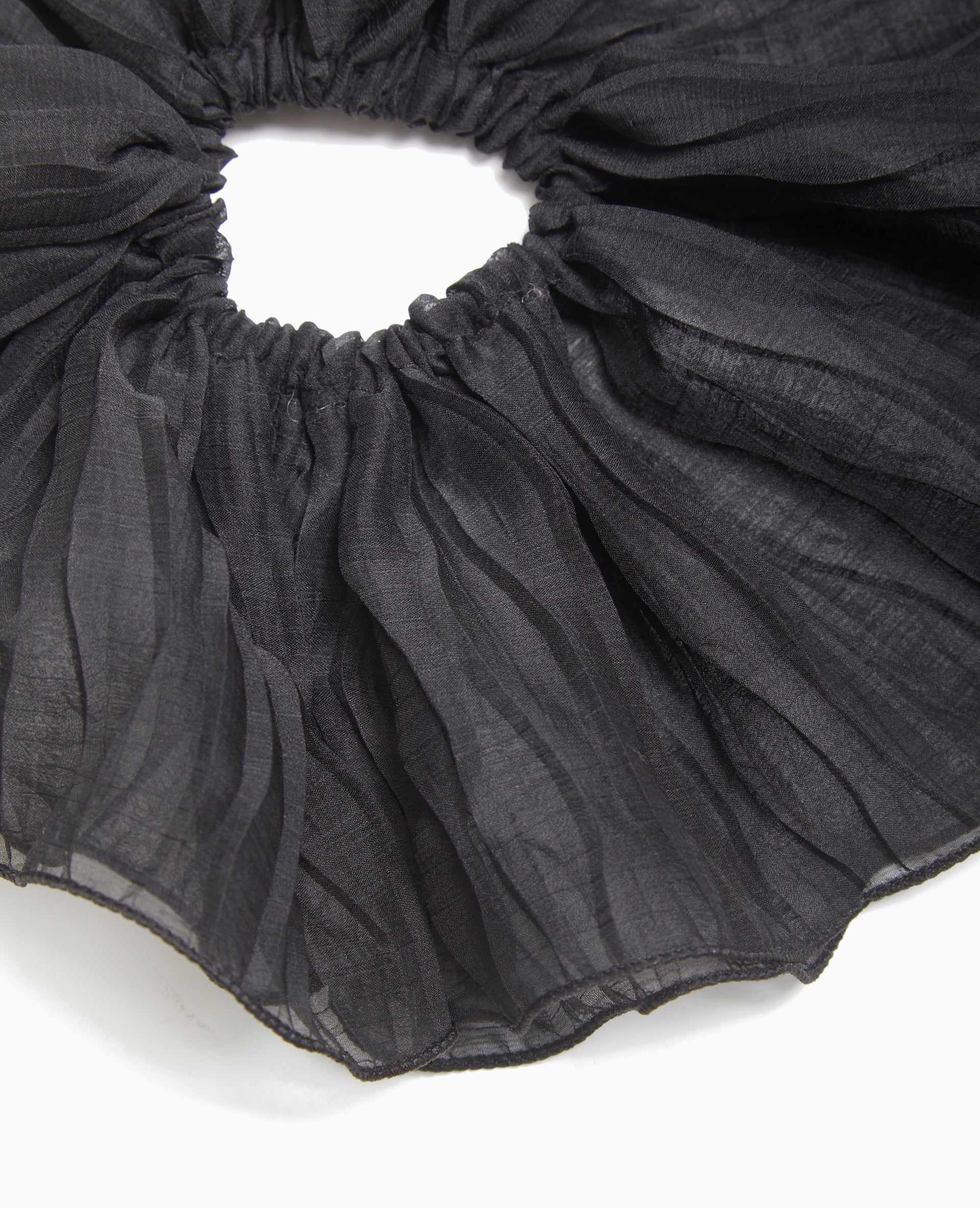 Maxi chouchou en tissu transparent