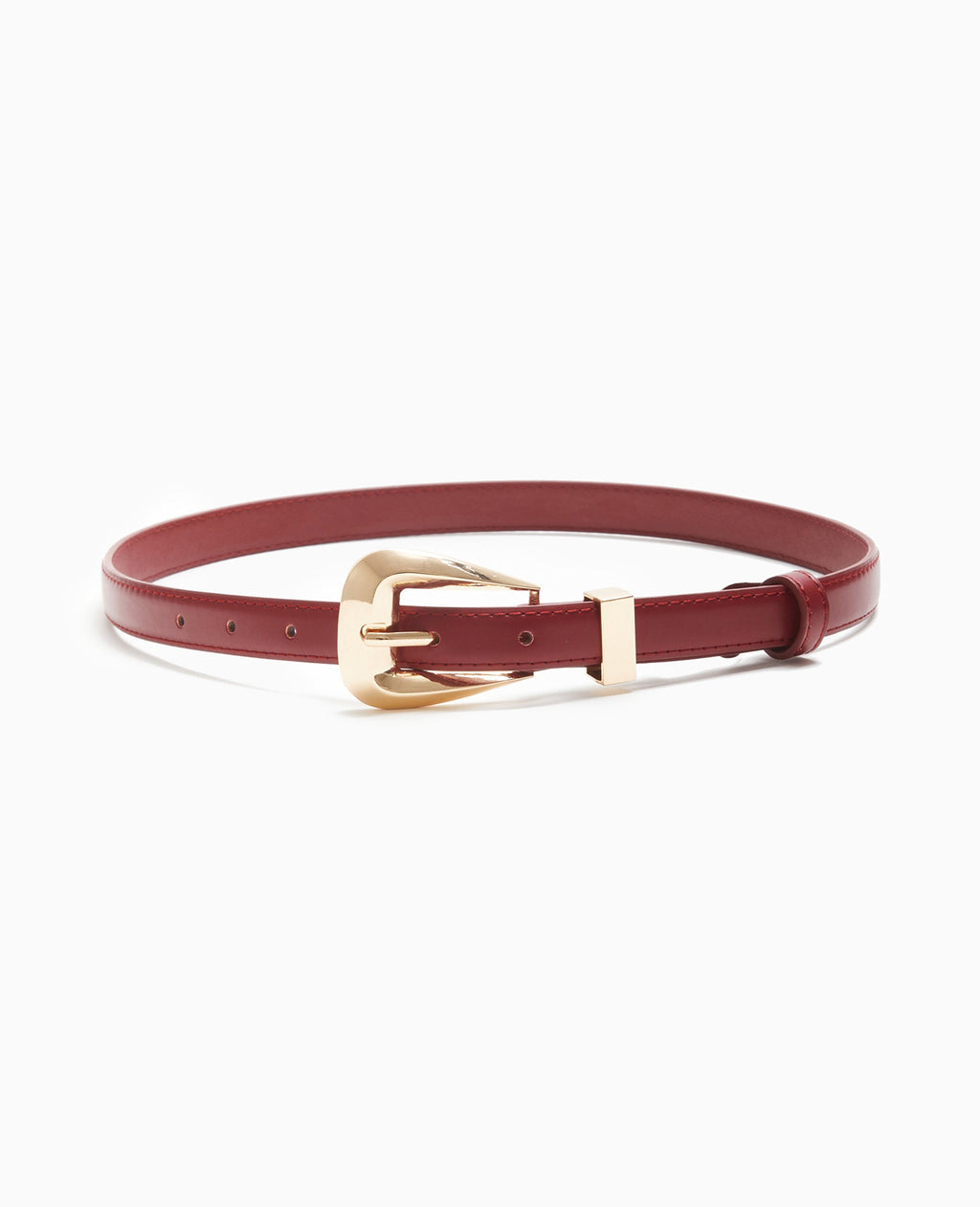 Ceinture fine en simili cuir