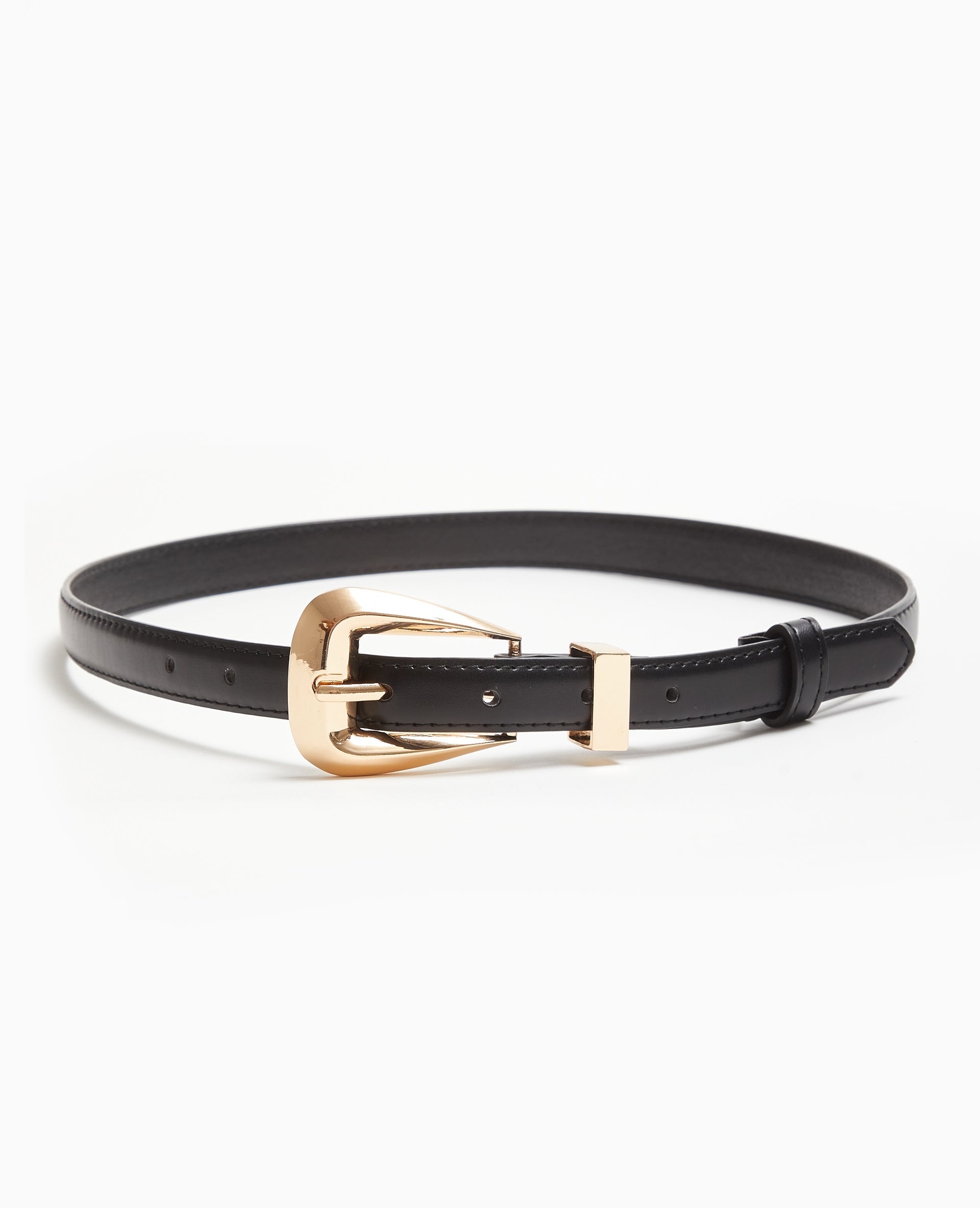 Ceinture fine en simili cuir
