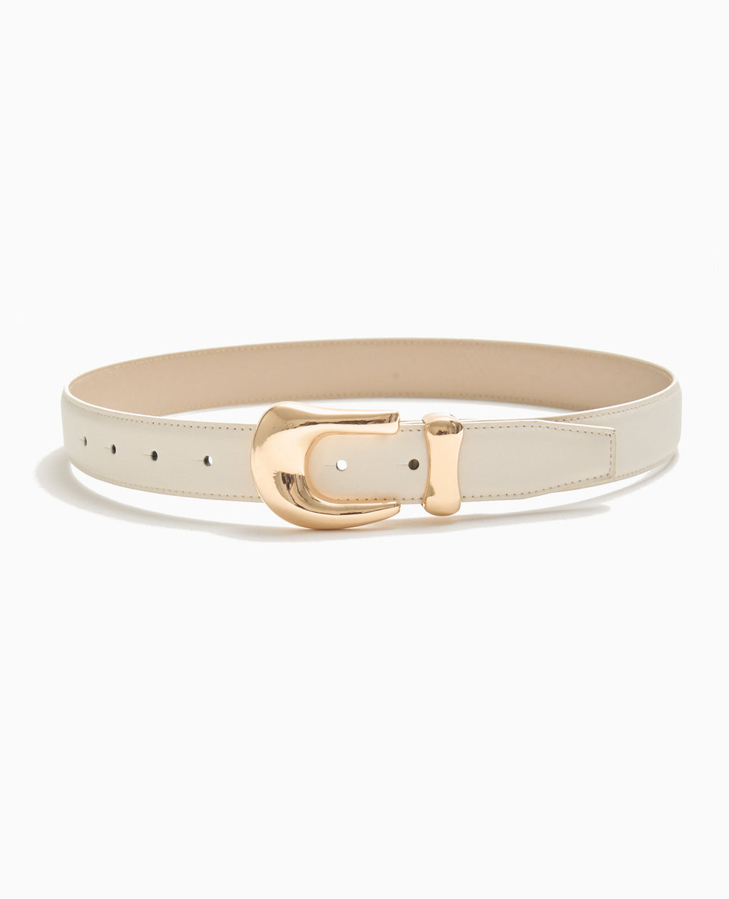 Ceinture avec boucle dorée
