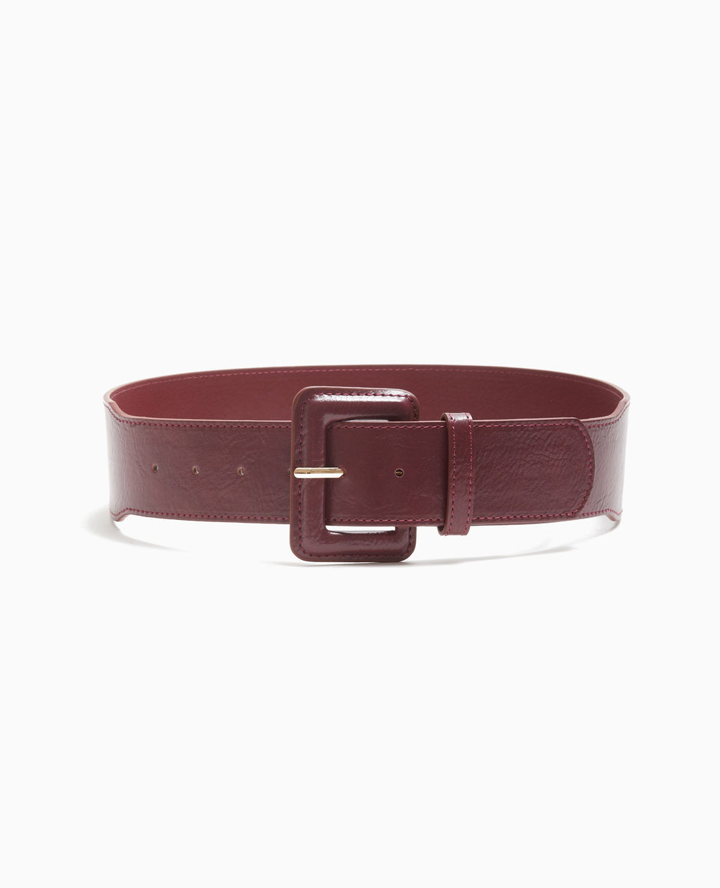 Ceinture large en simili cuir
