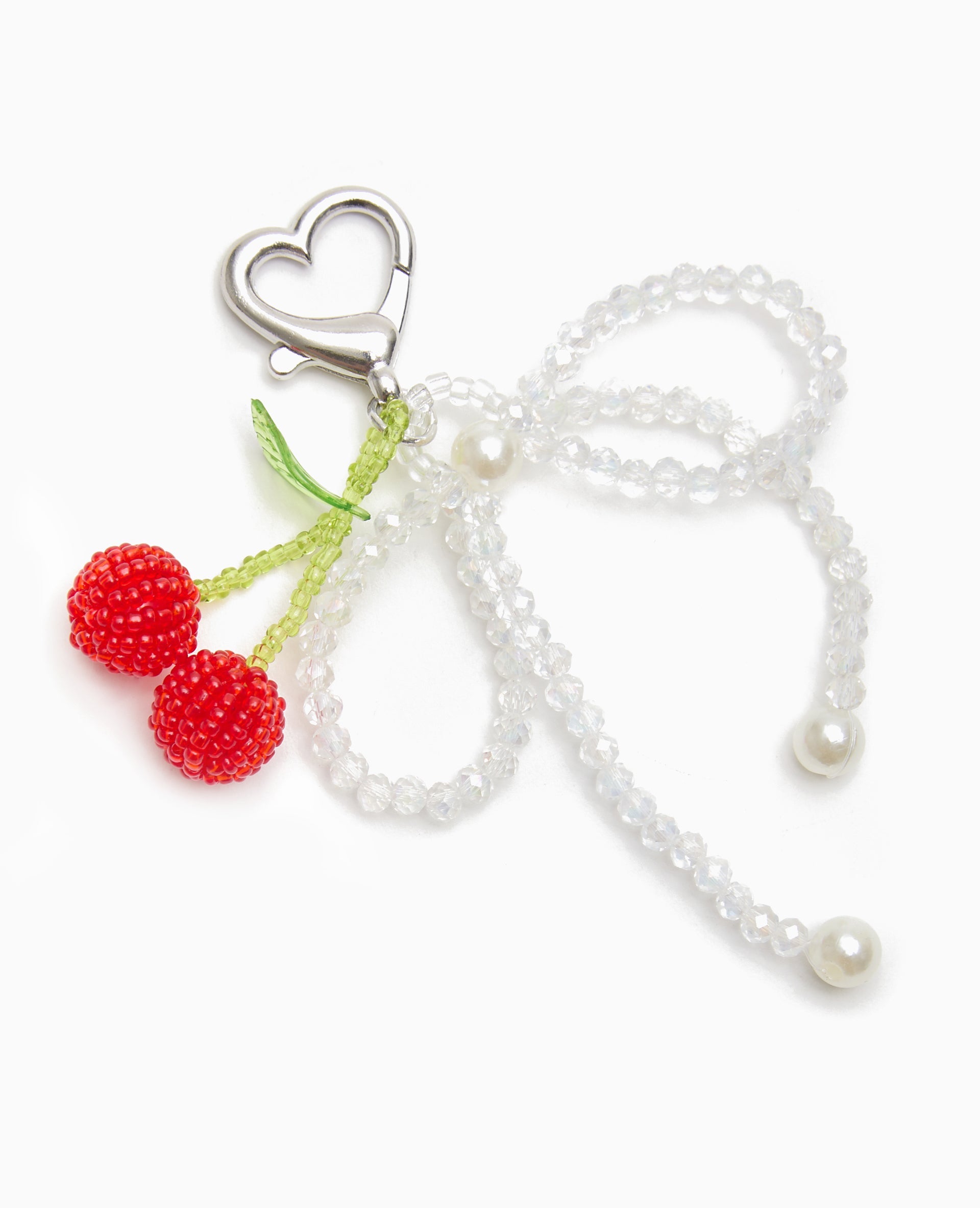 Porte-clé cerises et noeuds