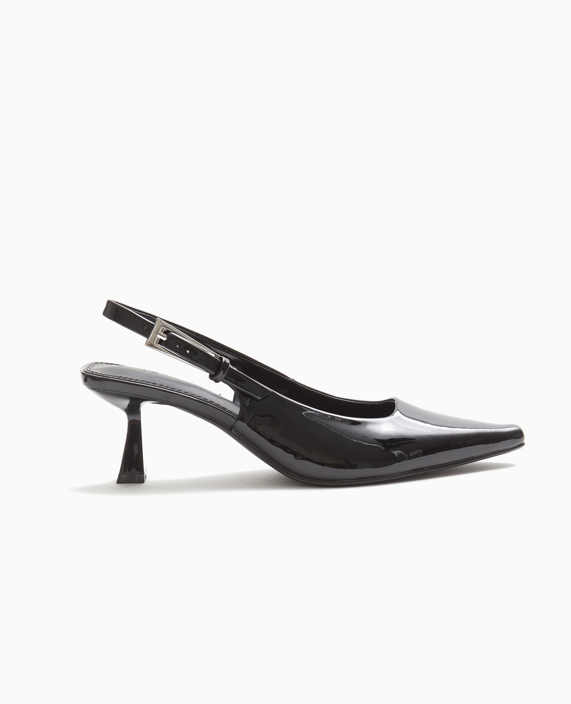 Escarpins ouverts bouts pointus talons bobines