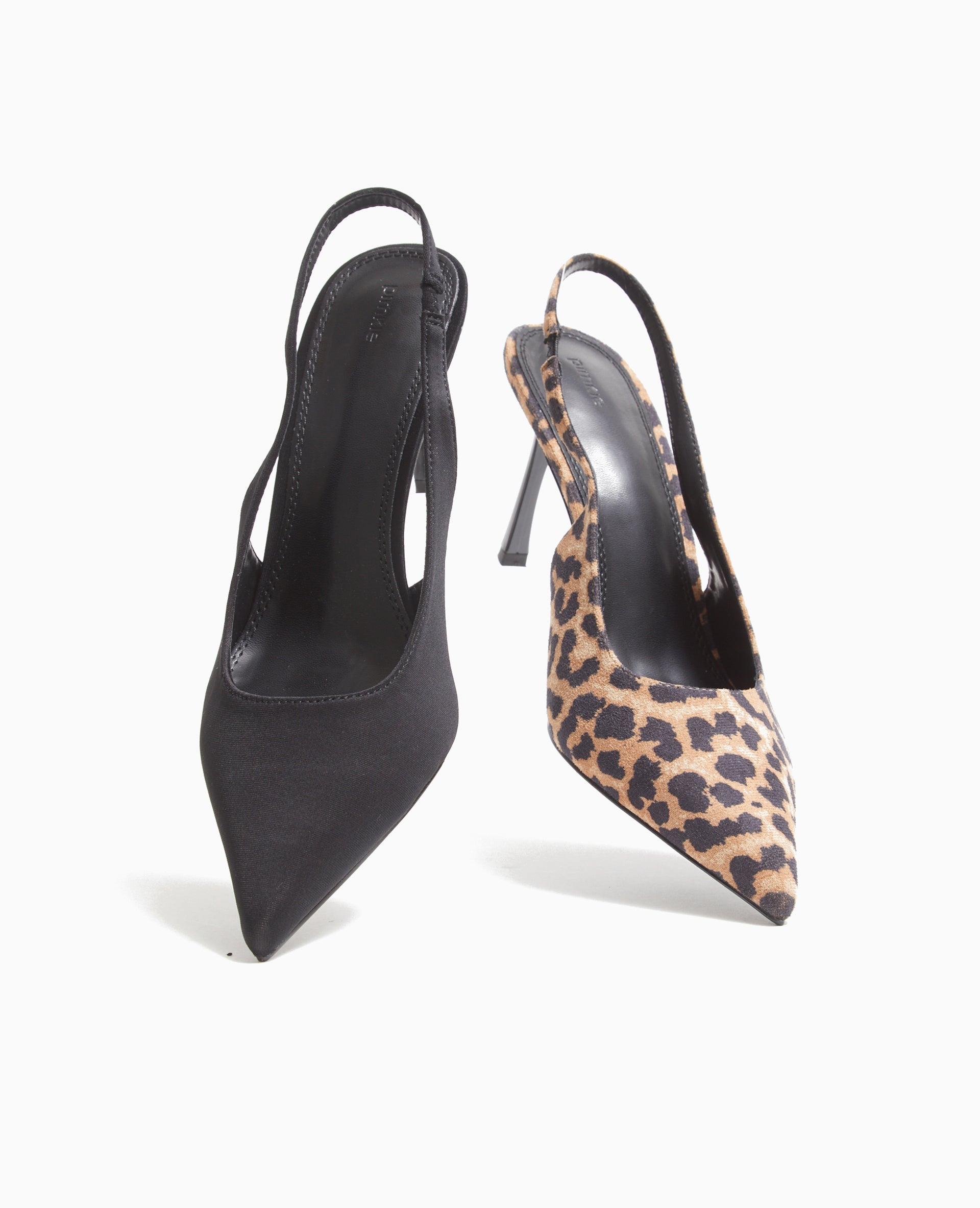 Escarpins bout pointu talon ouvert