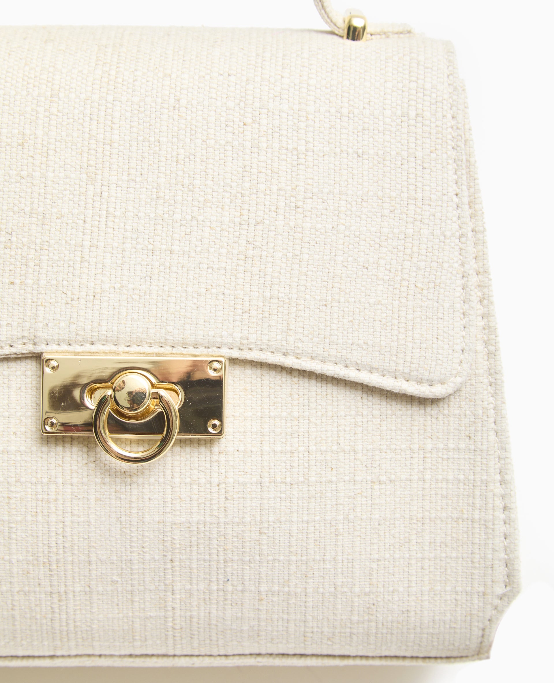 Sac boxy tissu avec poignée et bandoulière