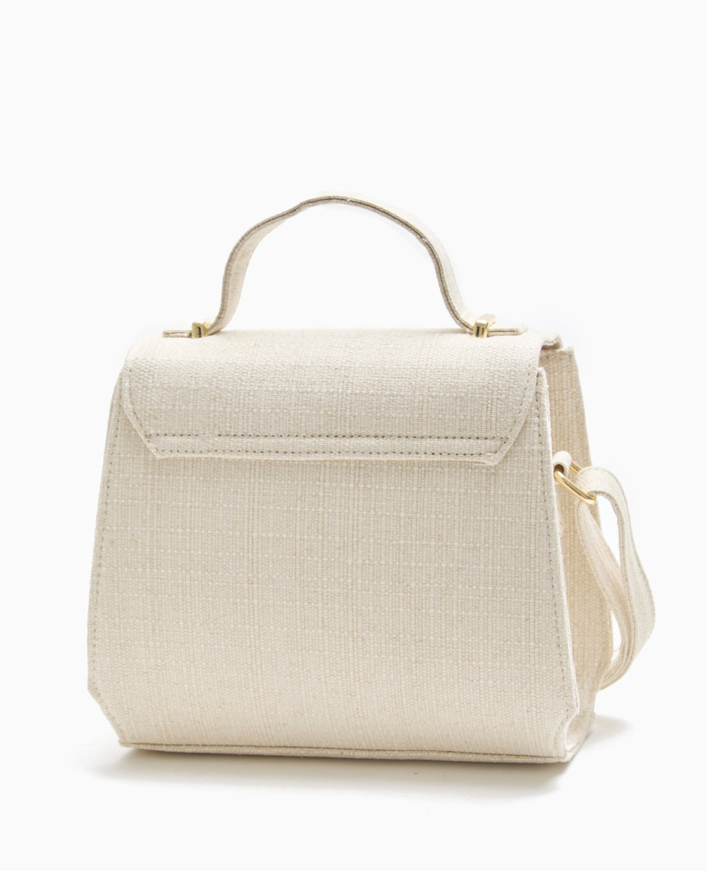 Sac boxy tissu avec poignée et bandoulière