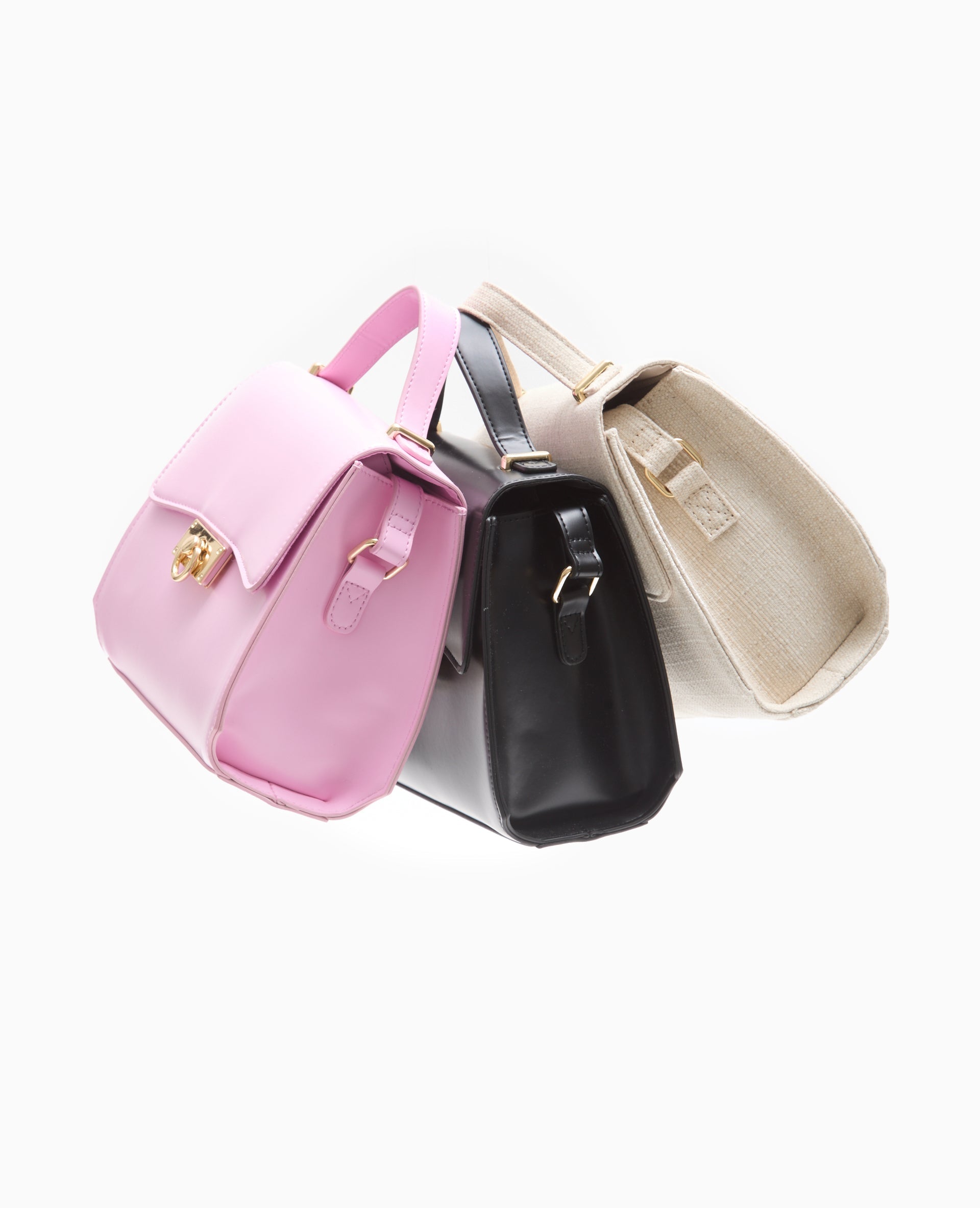 Sac boxy avec poignée et bandoulière