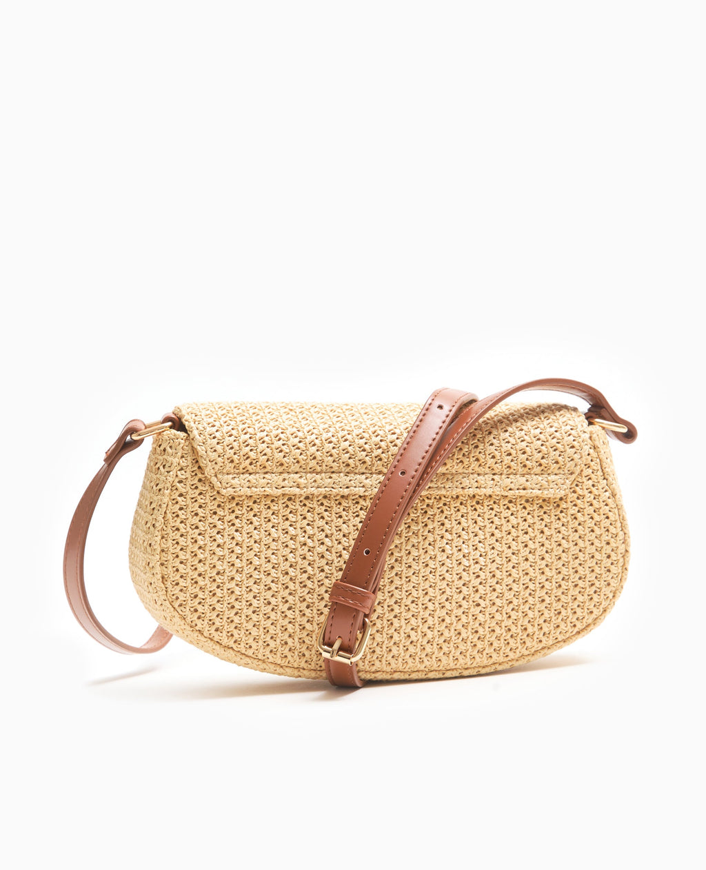 Sac boxy en raphia