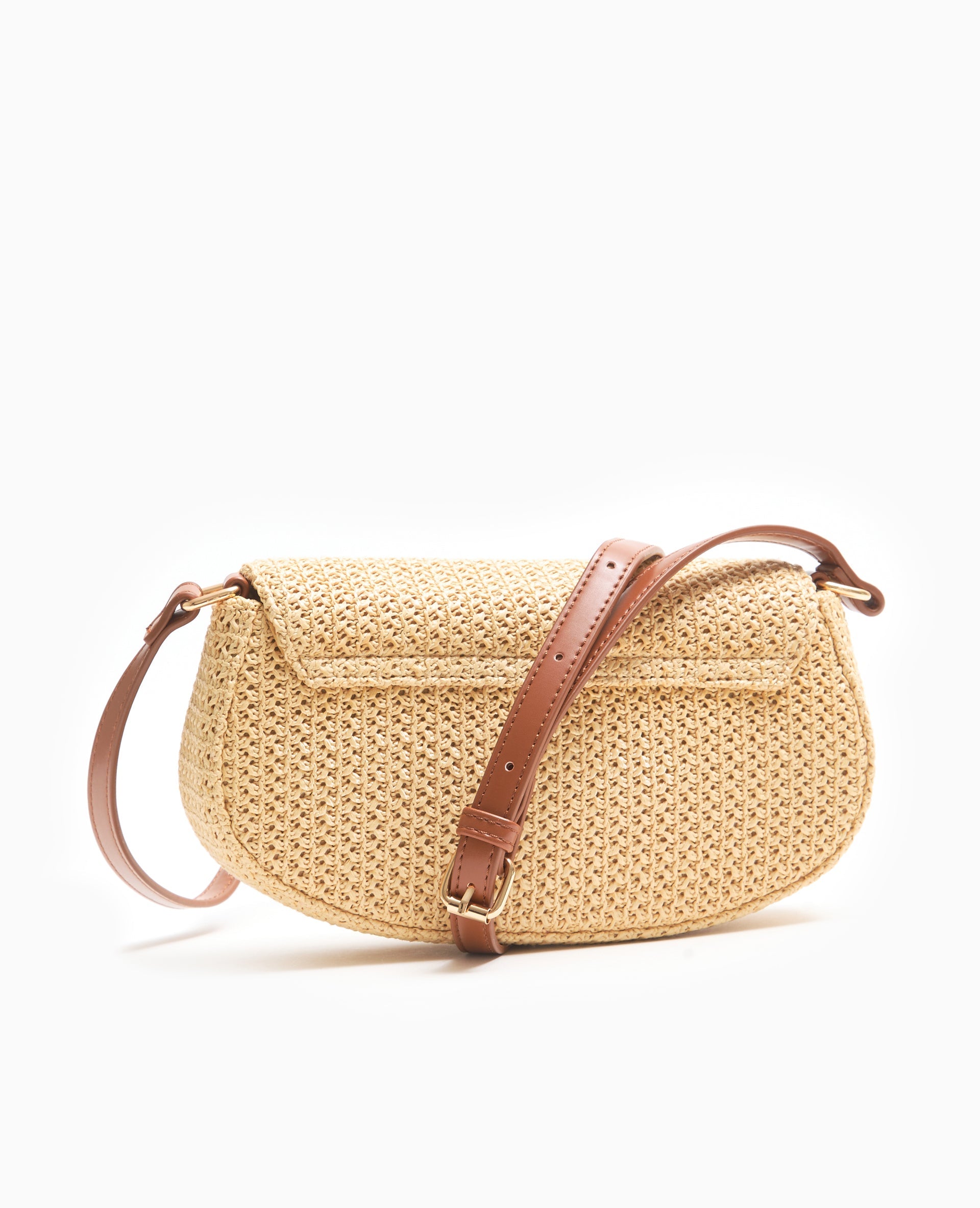 Sac boxy en raphia