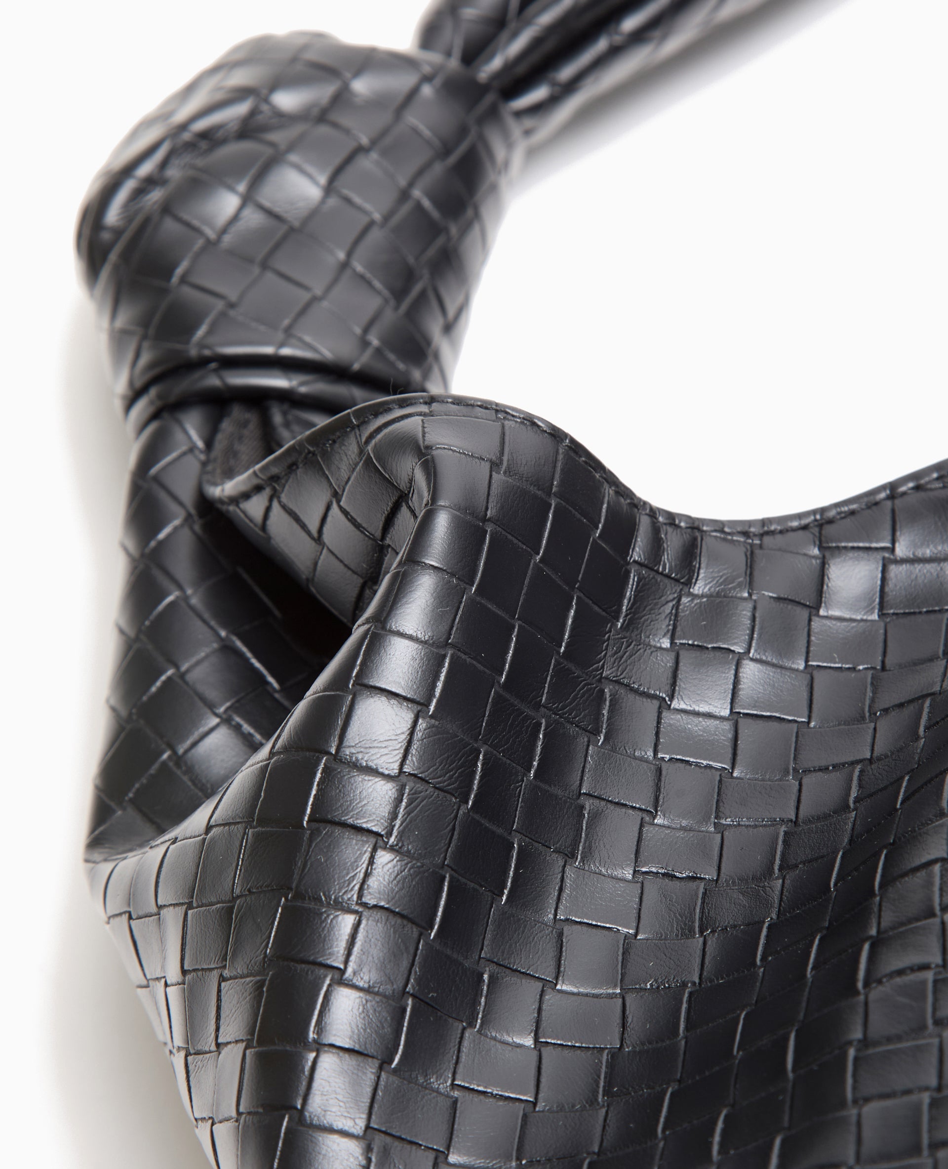 Grand sac XXL en simili tressé