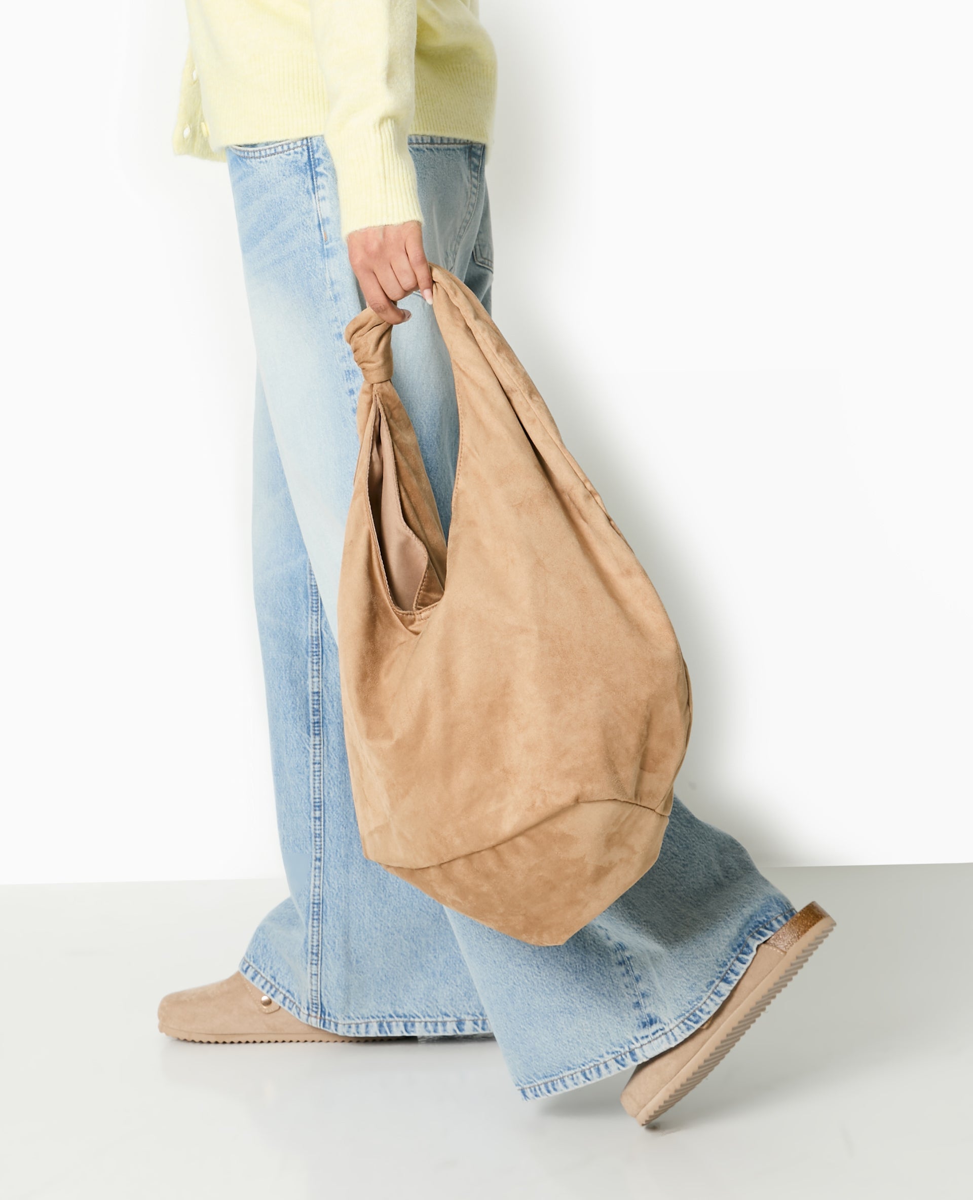 Grand sac XXL en suédine