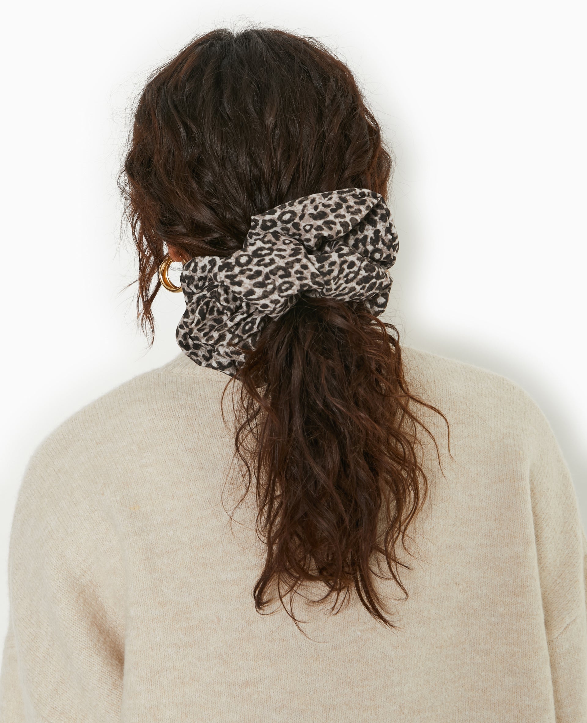 Maxi chouchou motif léopard