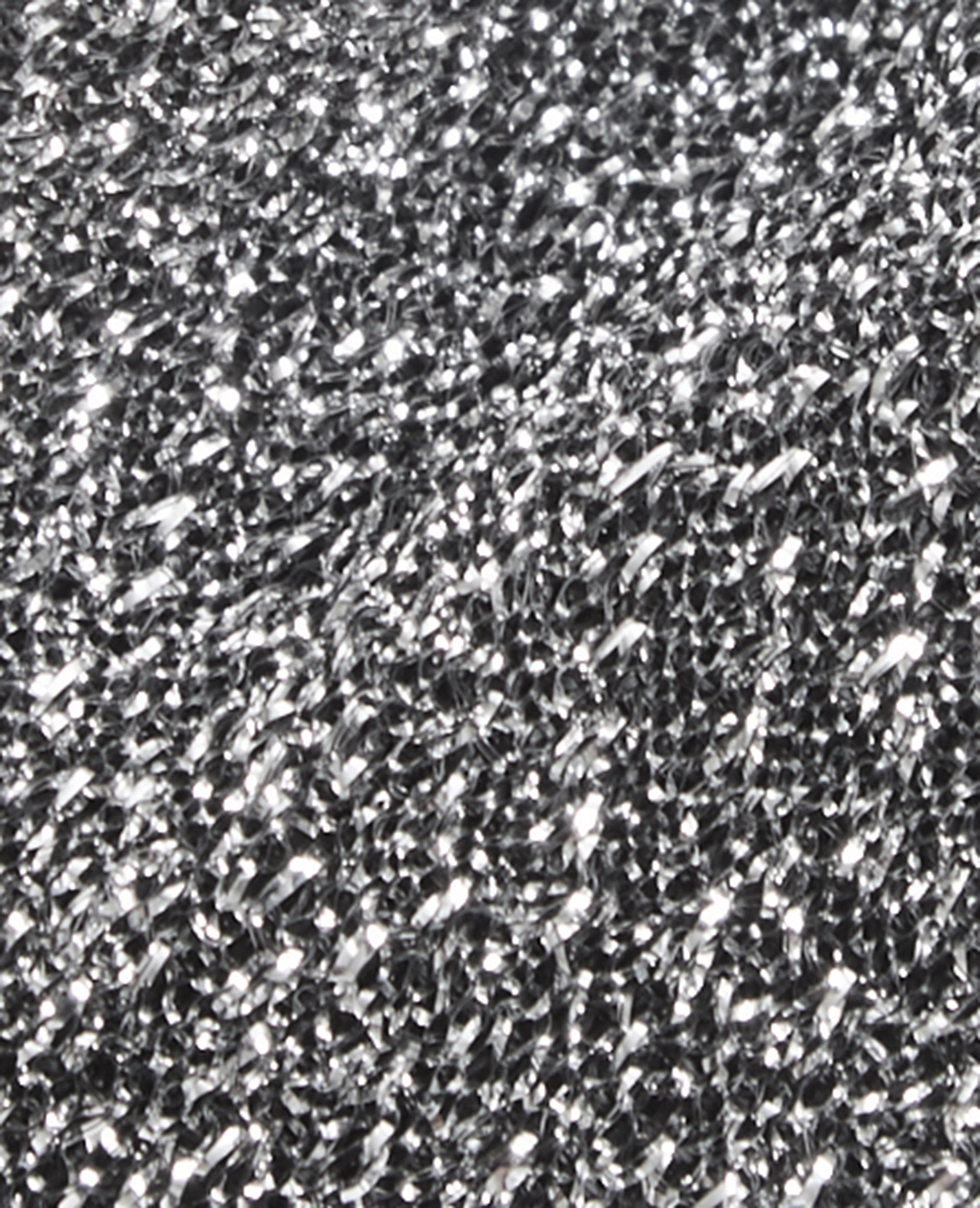 Déco de sac nœud silver et cœur