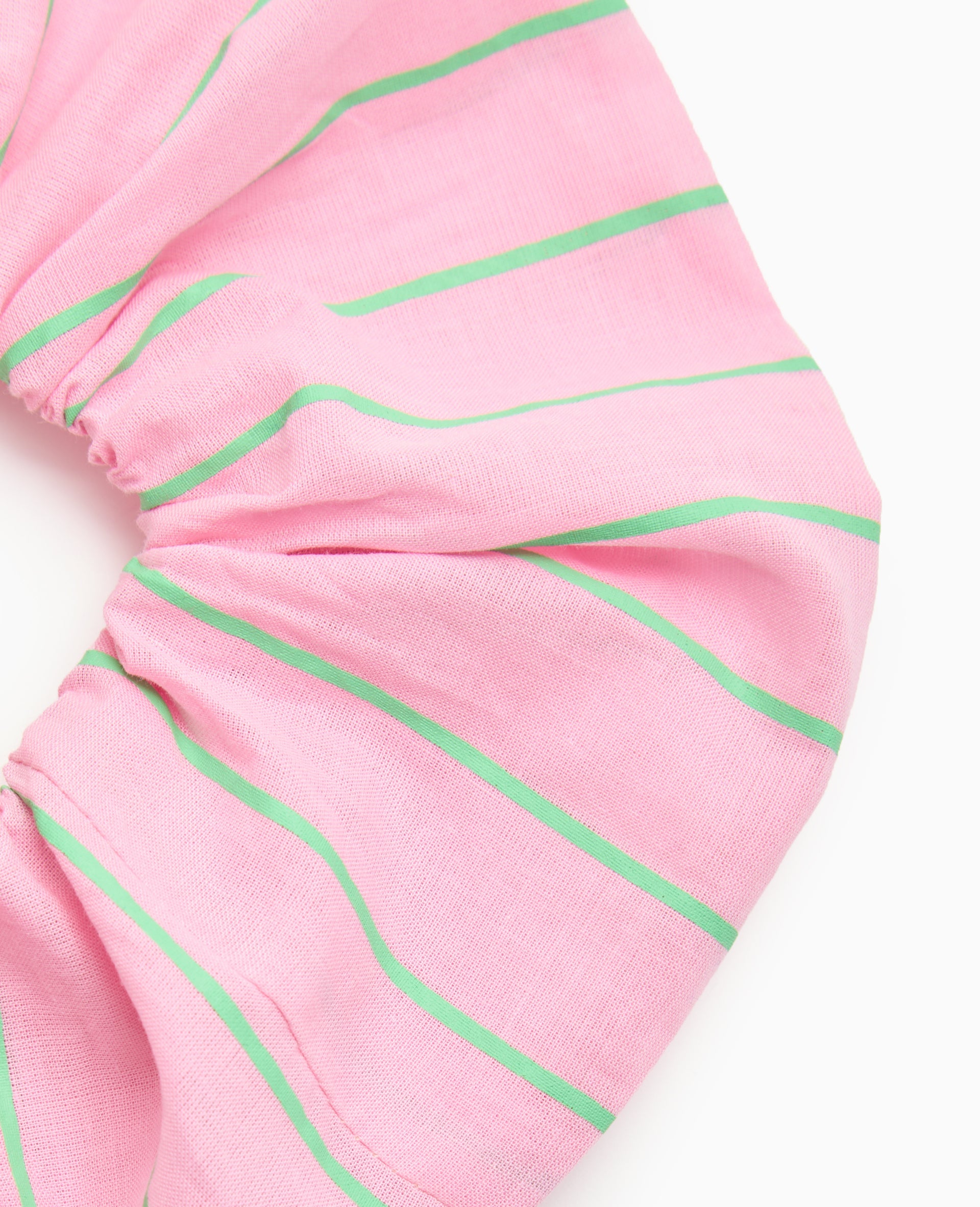 Lot de 2 chouchous en tissu rayé