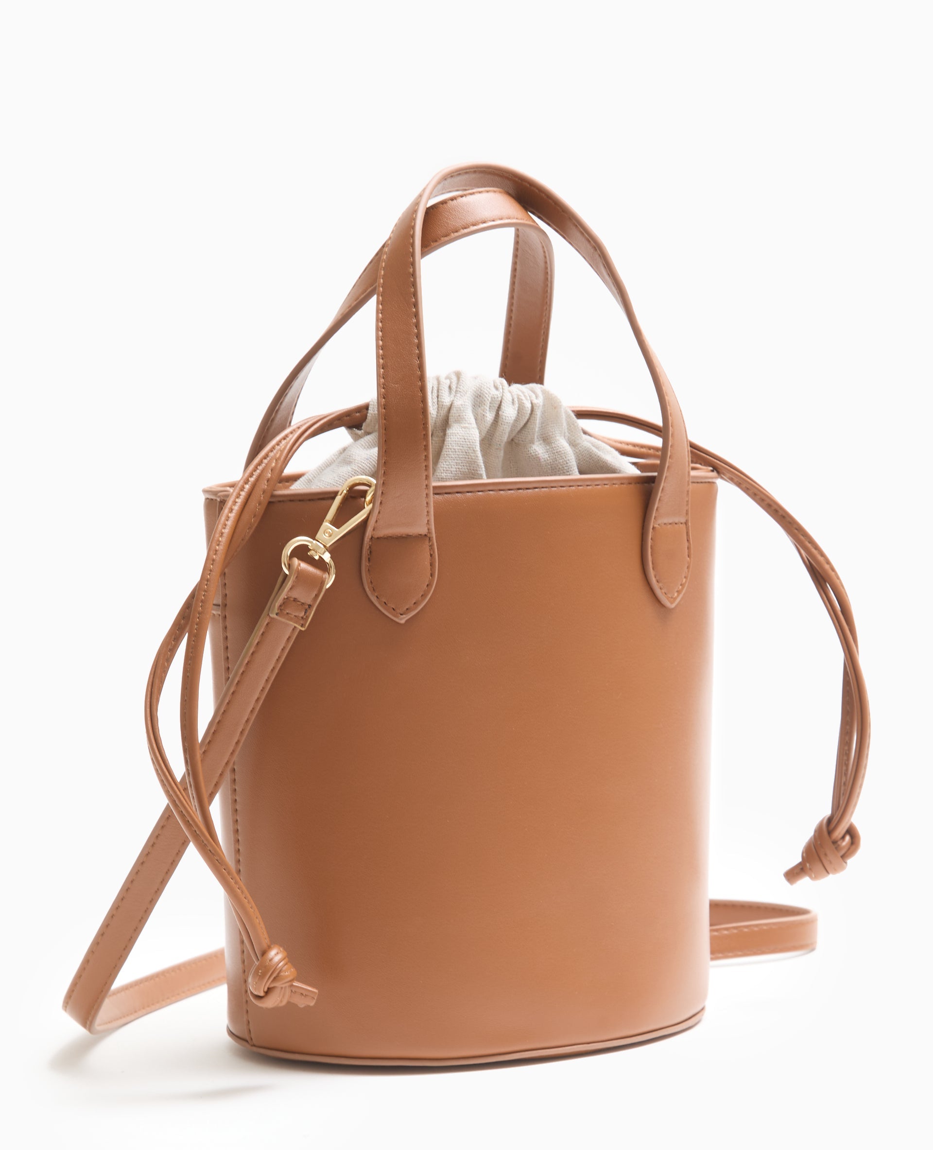 Sac seau avec poignées et bandoulière