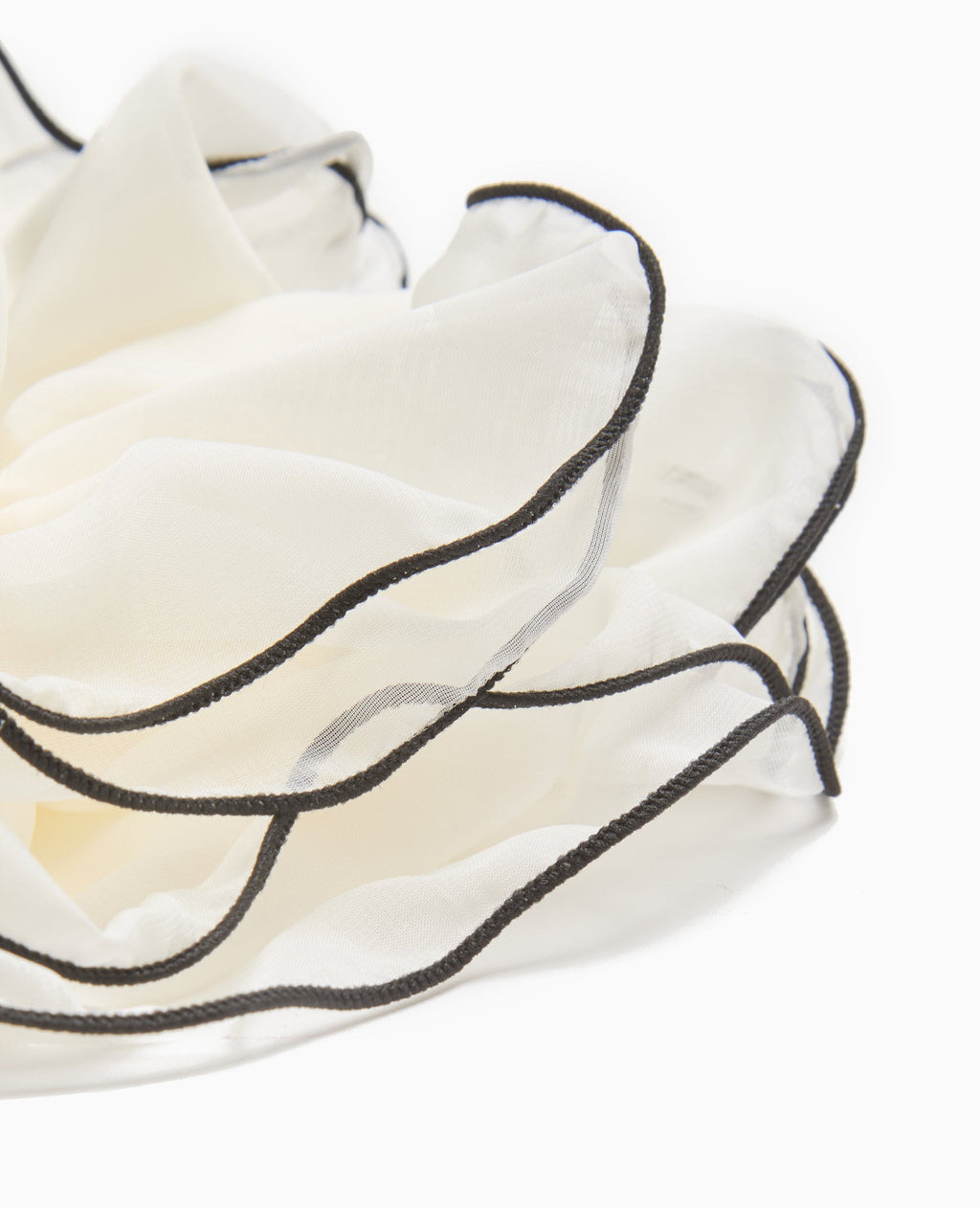 Maxi chouchou en tissu transparent