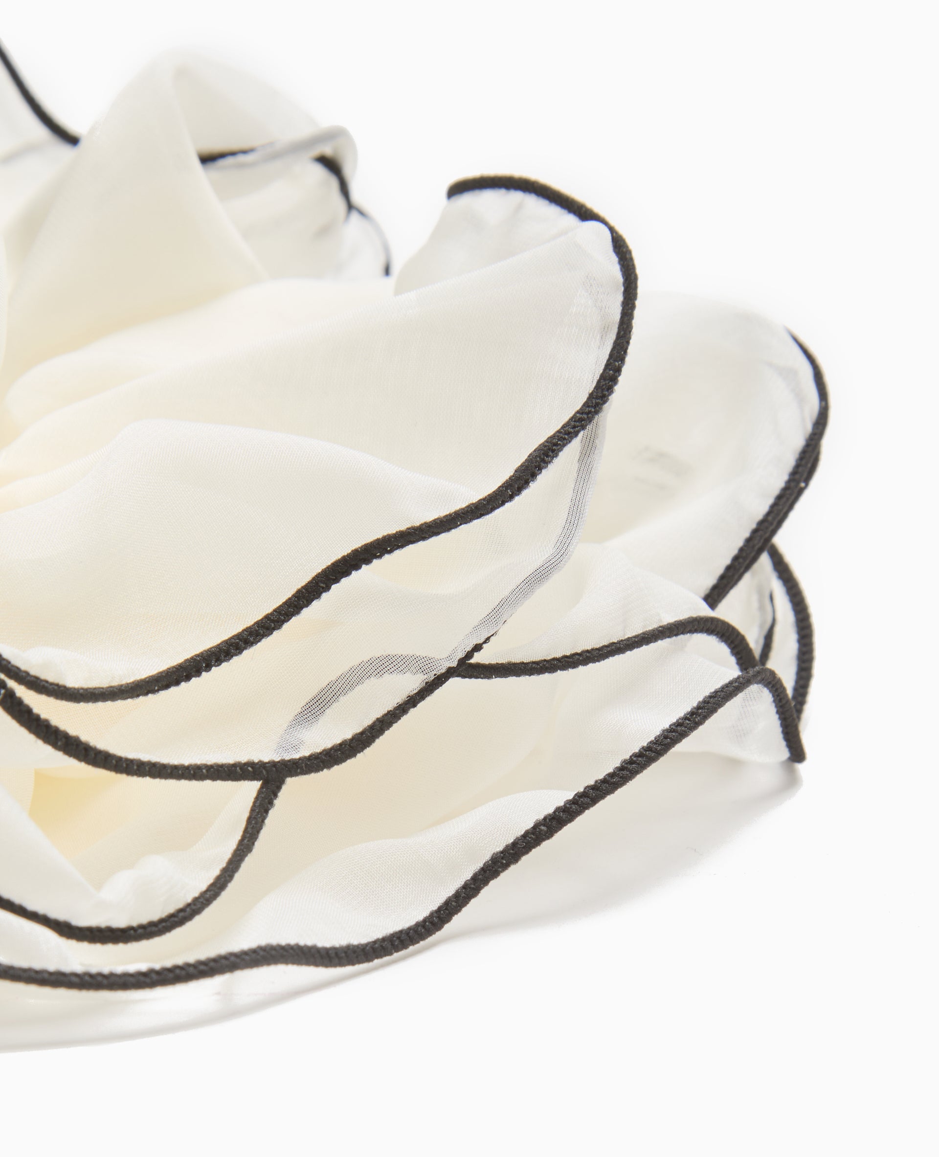 Maxi chouchou en tissu transparent