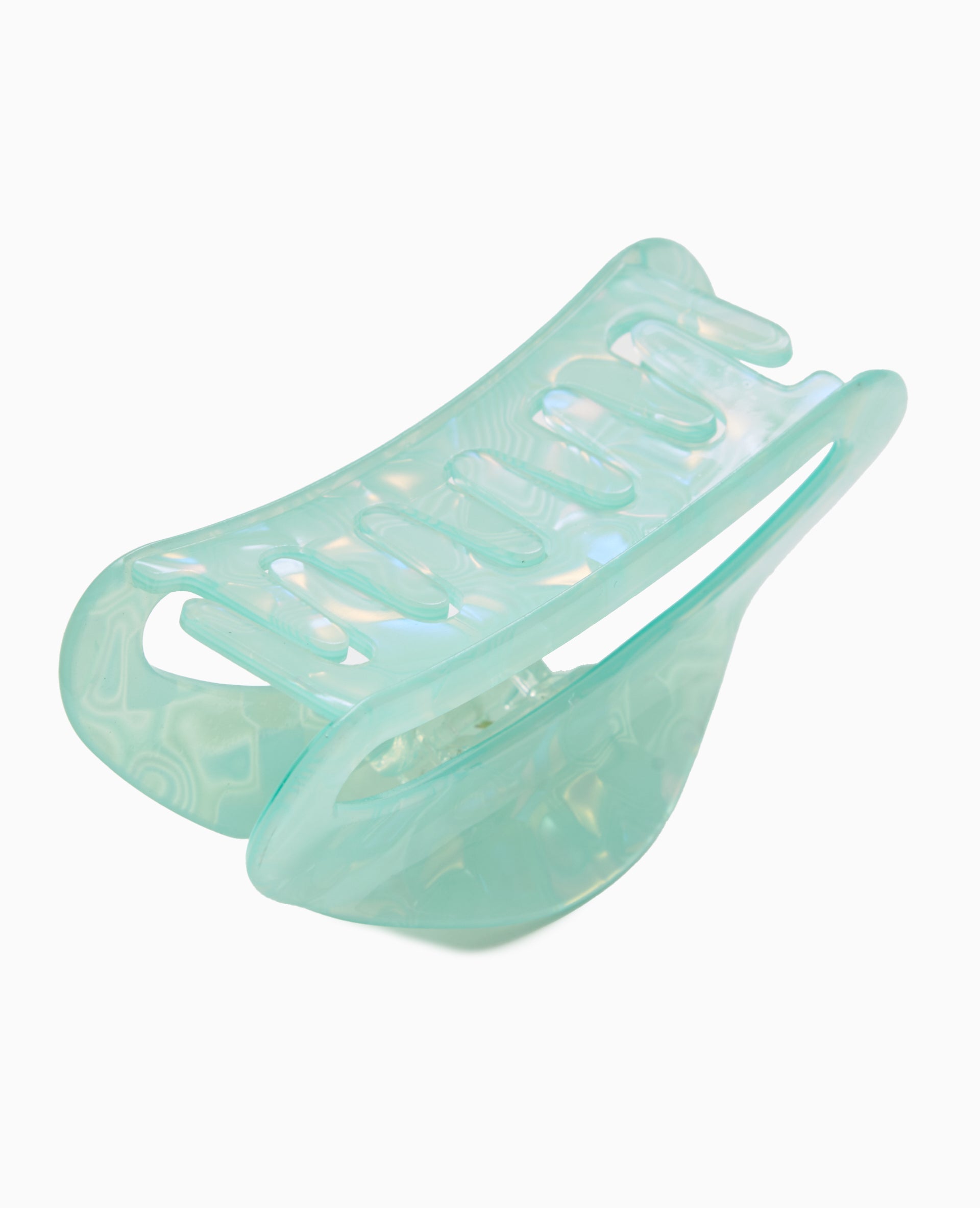 Pince crocodile effet irisé