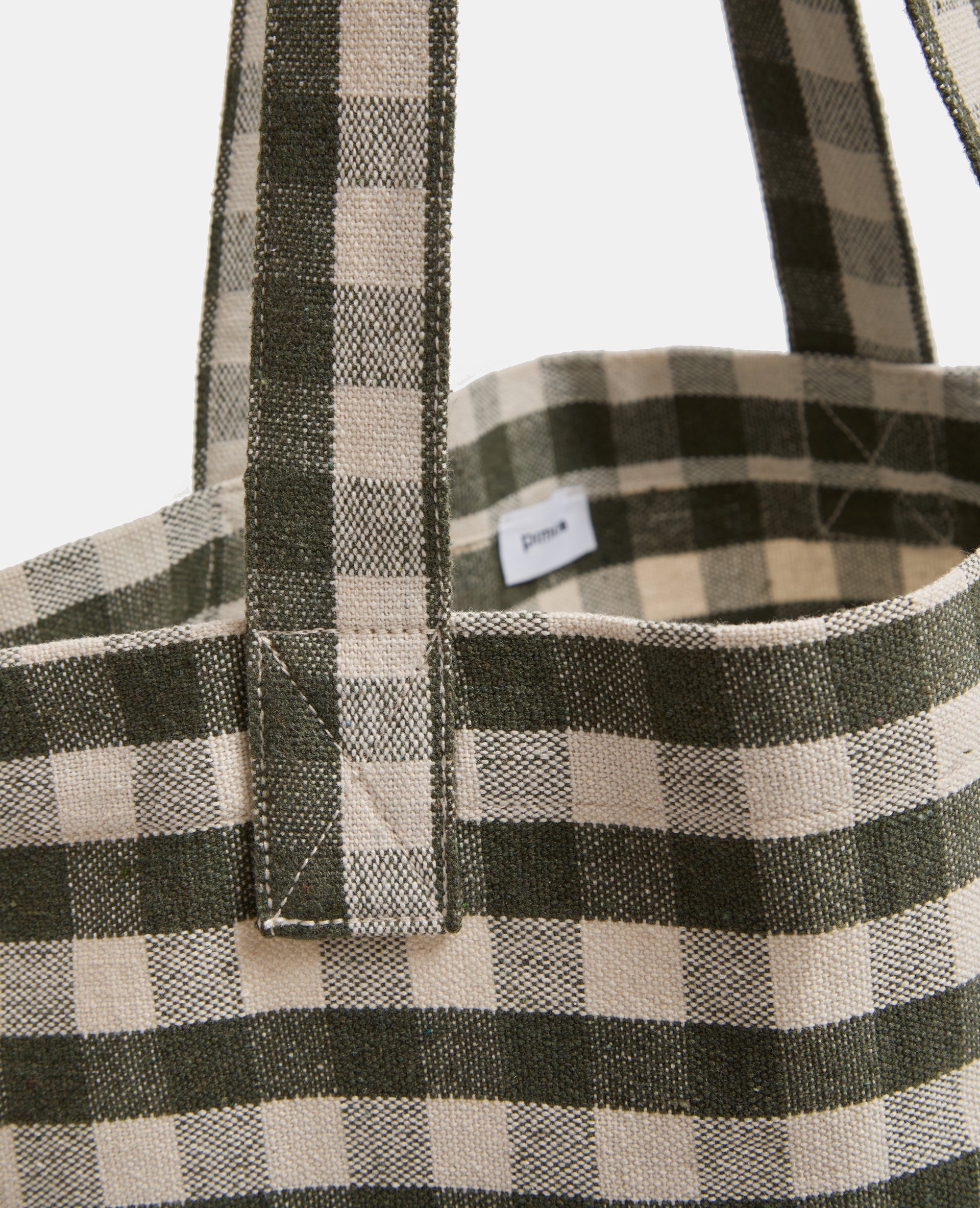 Tote bag motif vichy