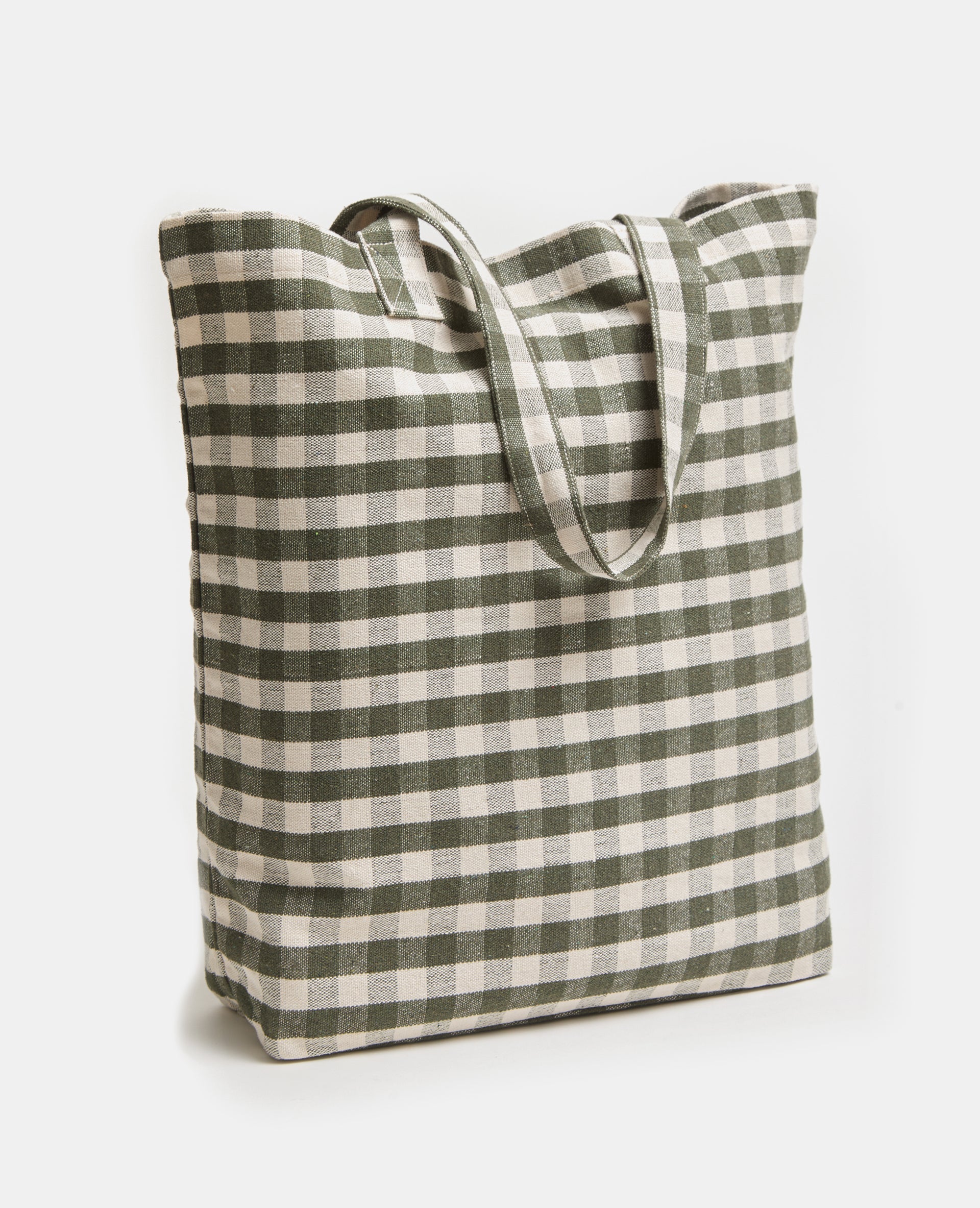 Tote bag motif vichy
