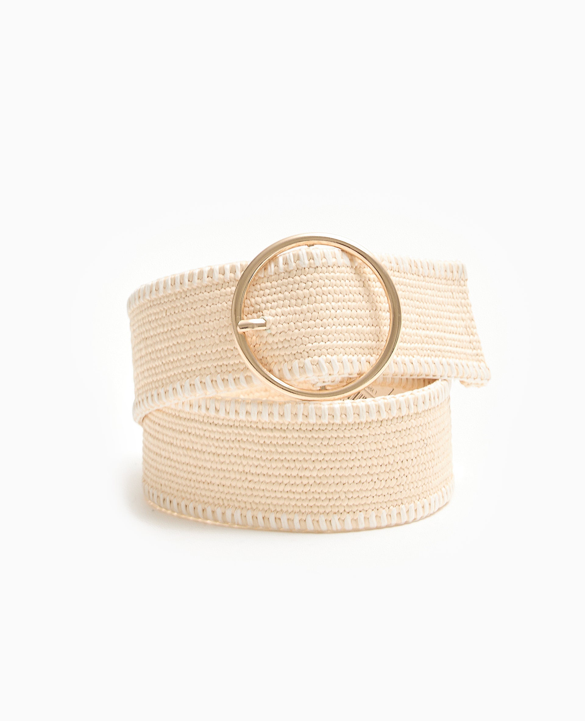 Ceinture en raphia élastiqué