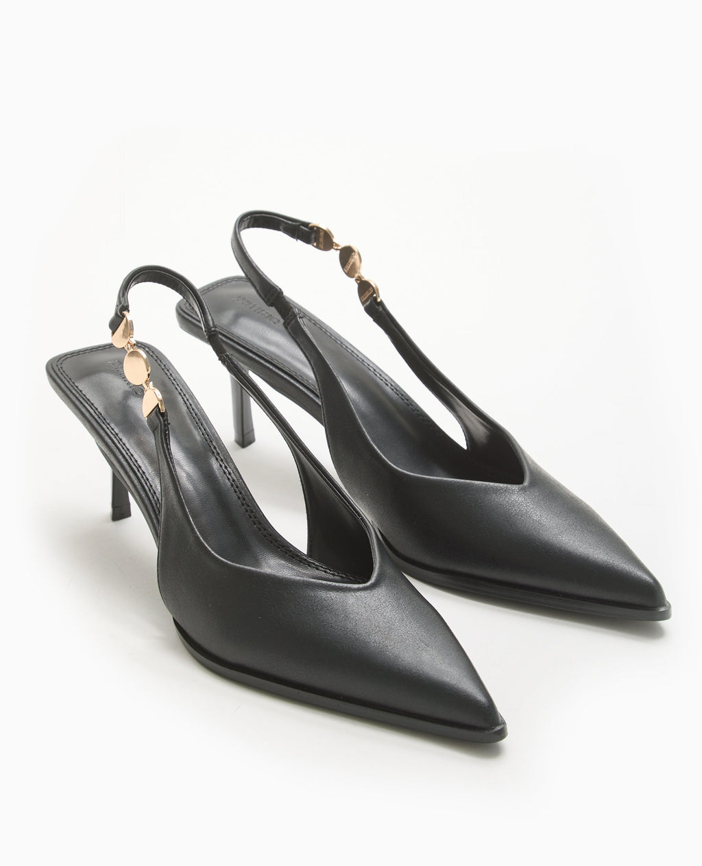 Escarpins bout pointu talon ouvert