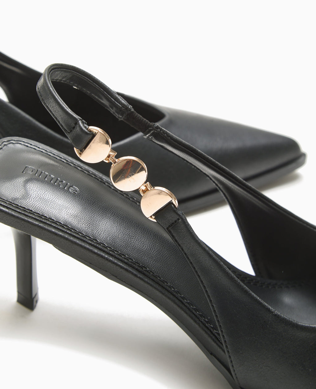 Escarpins bout pointu talon ouvert
