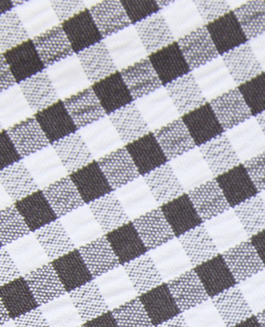 Foulard triangle motif vichy avec dentelle