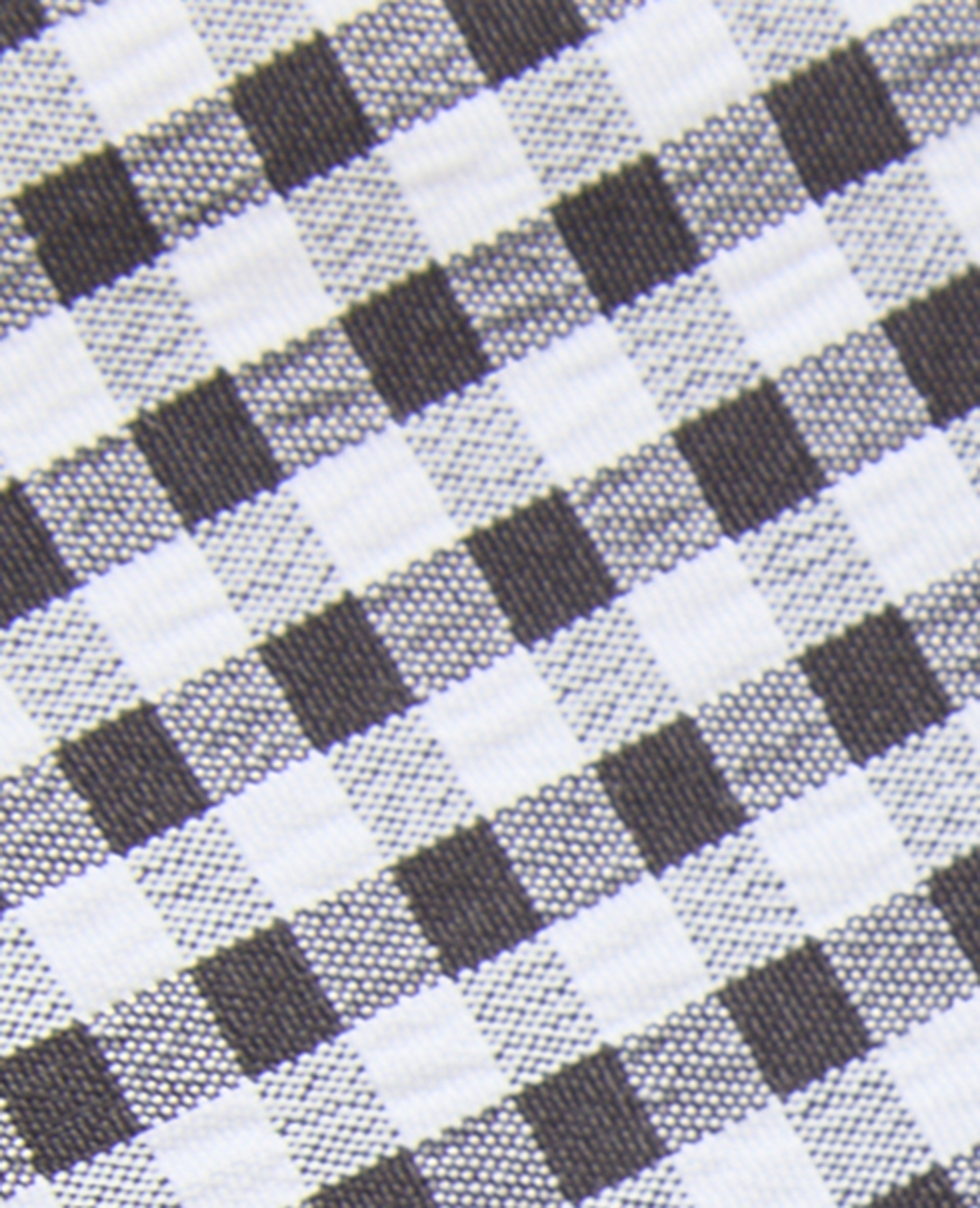 Foulard triangle motif vichy avec dentelle