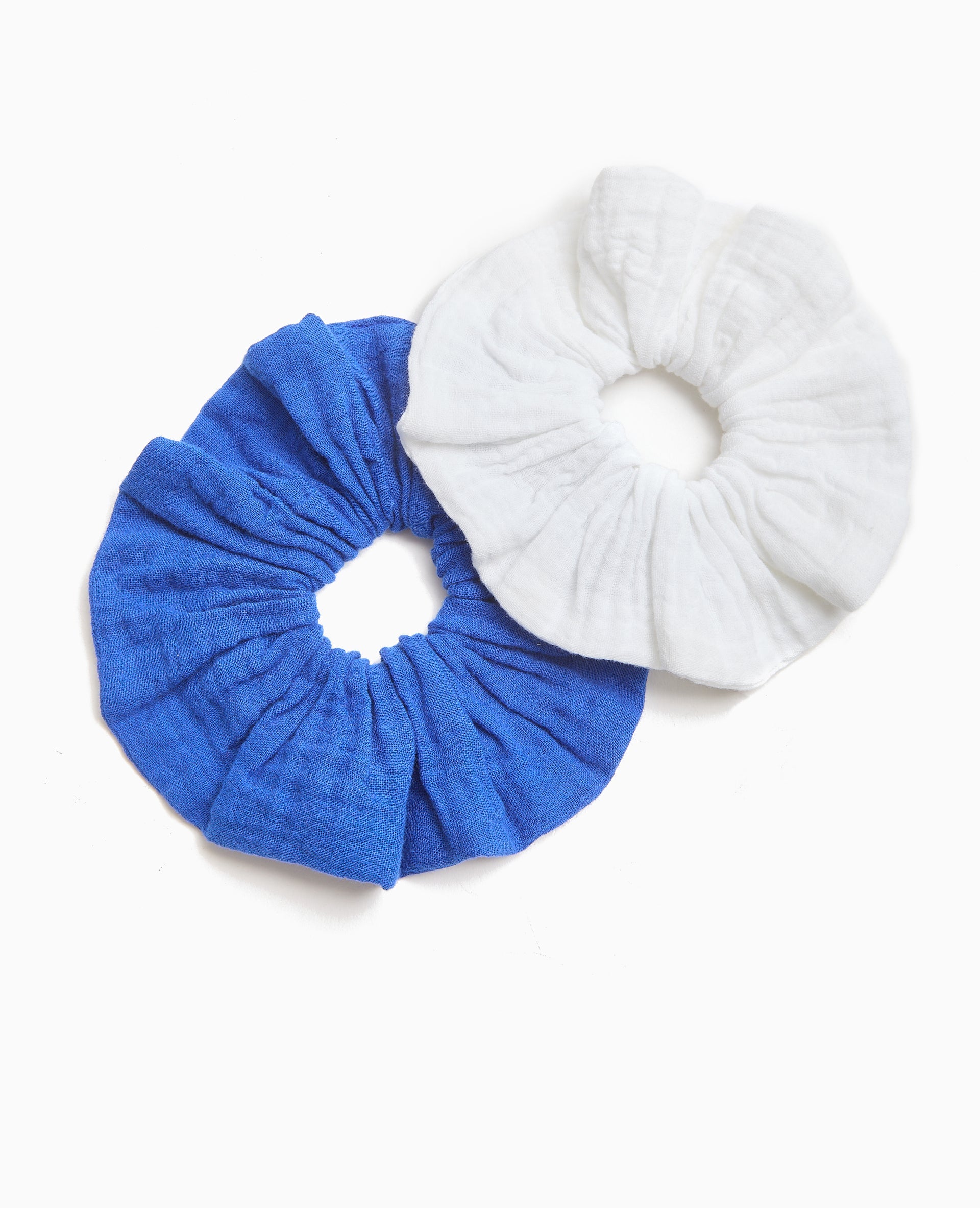 Lot de 2 chouchous en gaze de coton