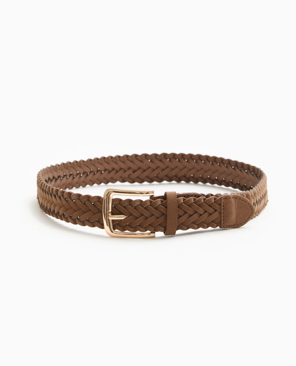 Ceinture tressée en suédine