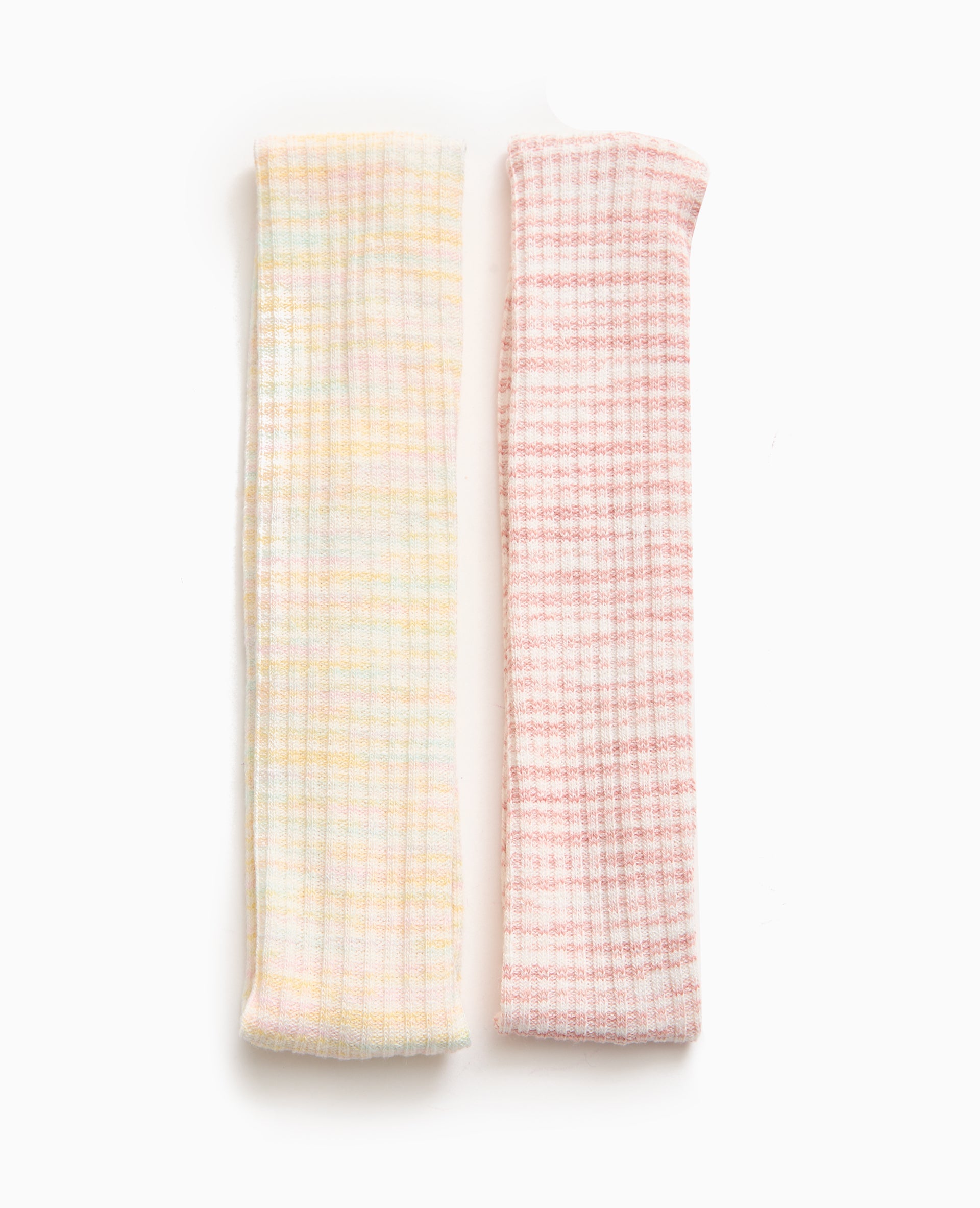 Lot de 2 bandeaux en maille côtelée