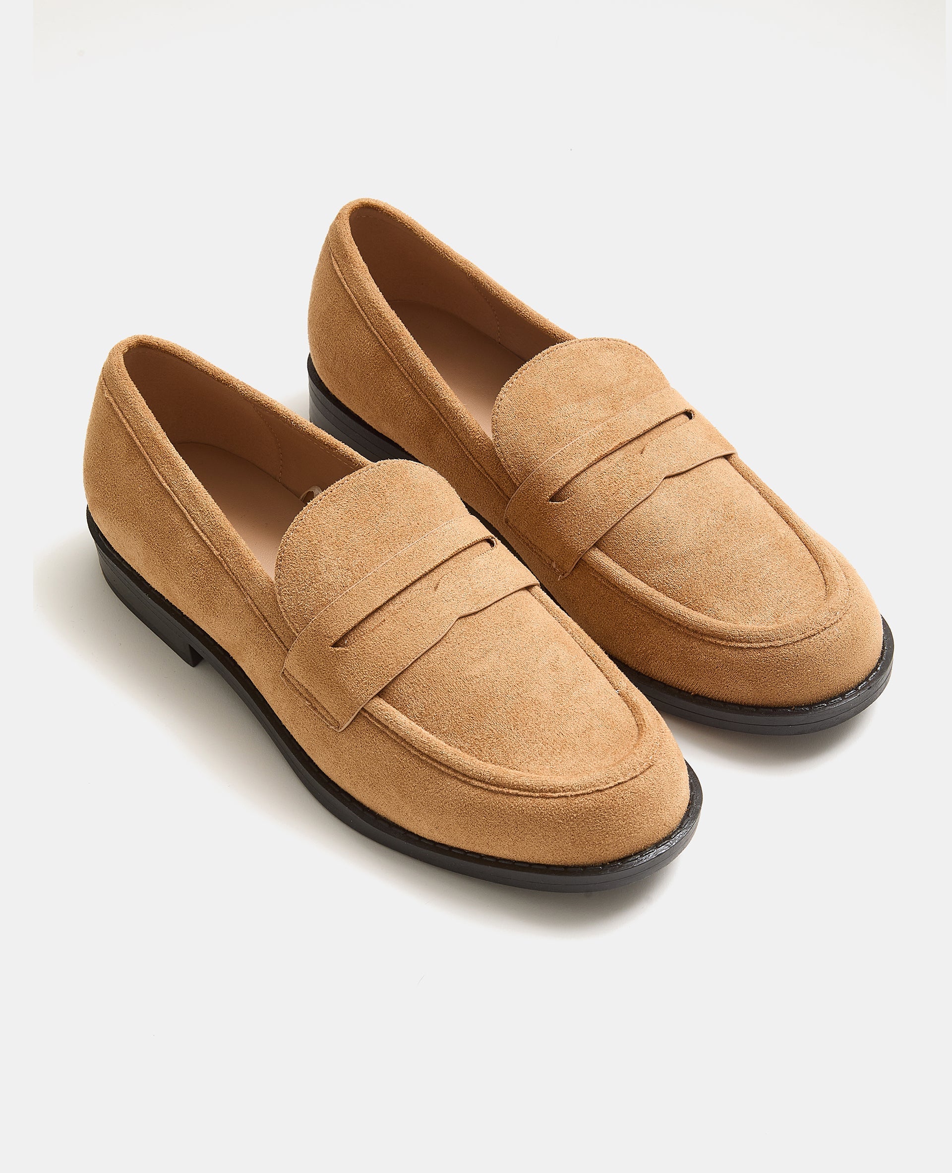 Mocassins en suédine