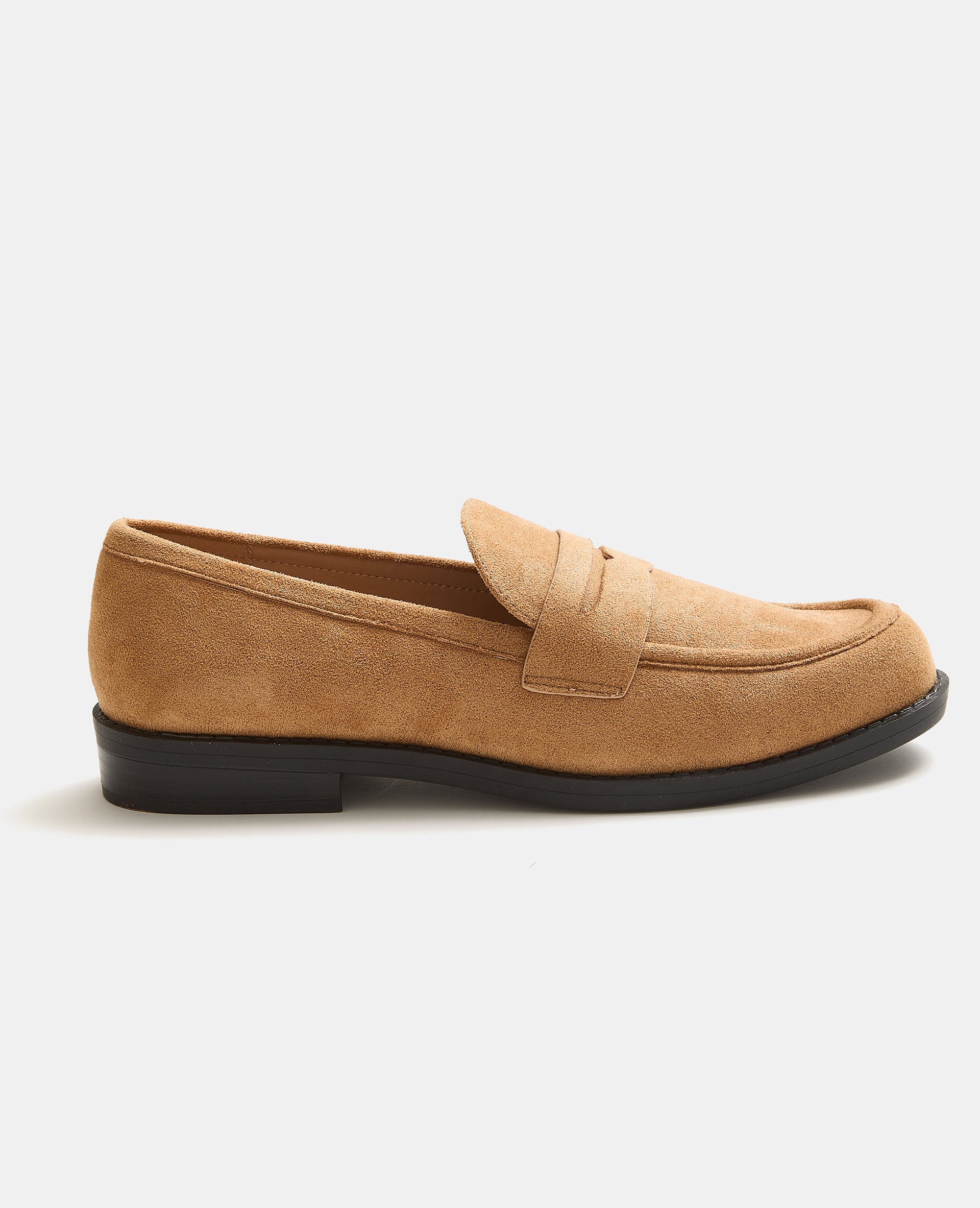 Mocassins en suédine