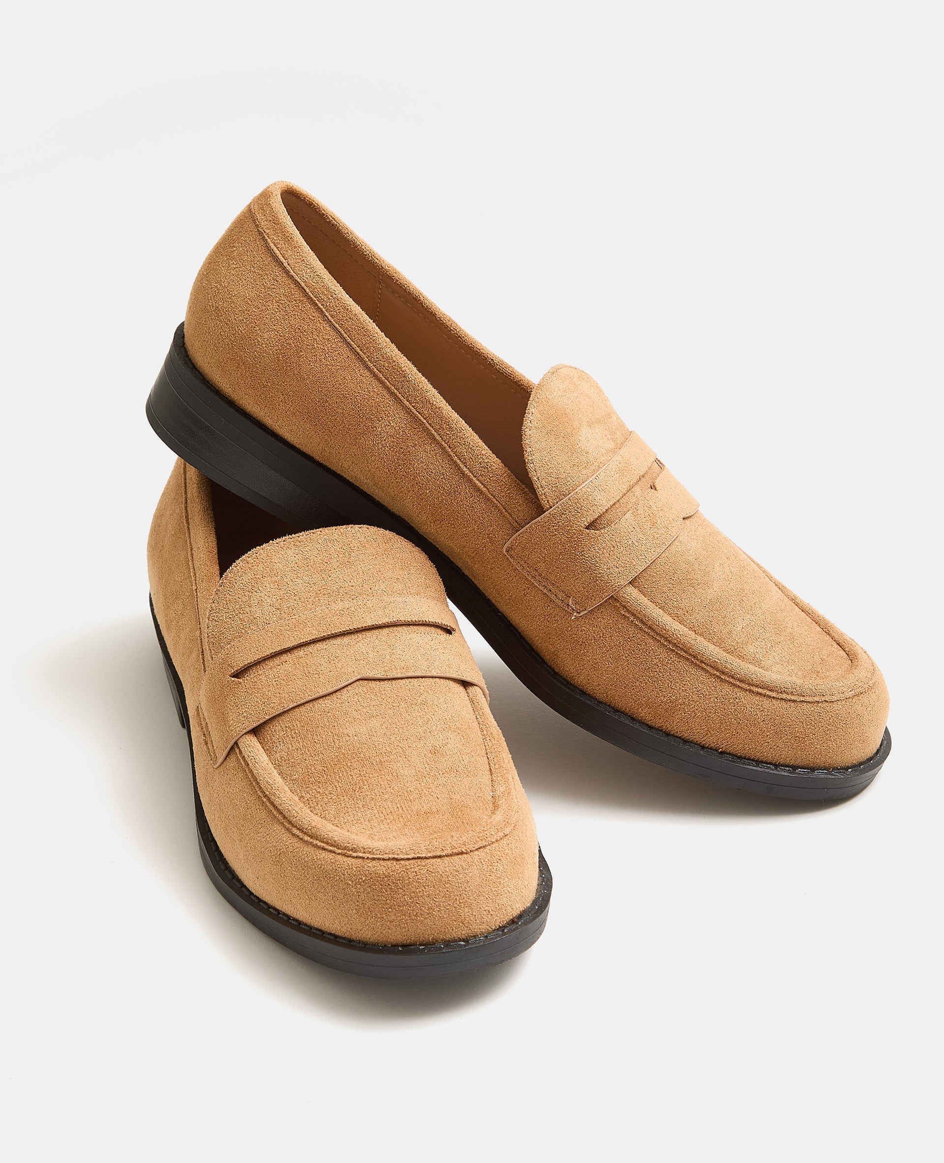Mocassins en suédine