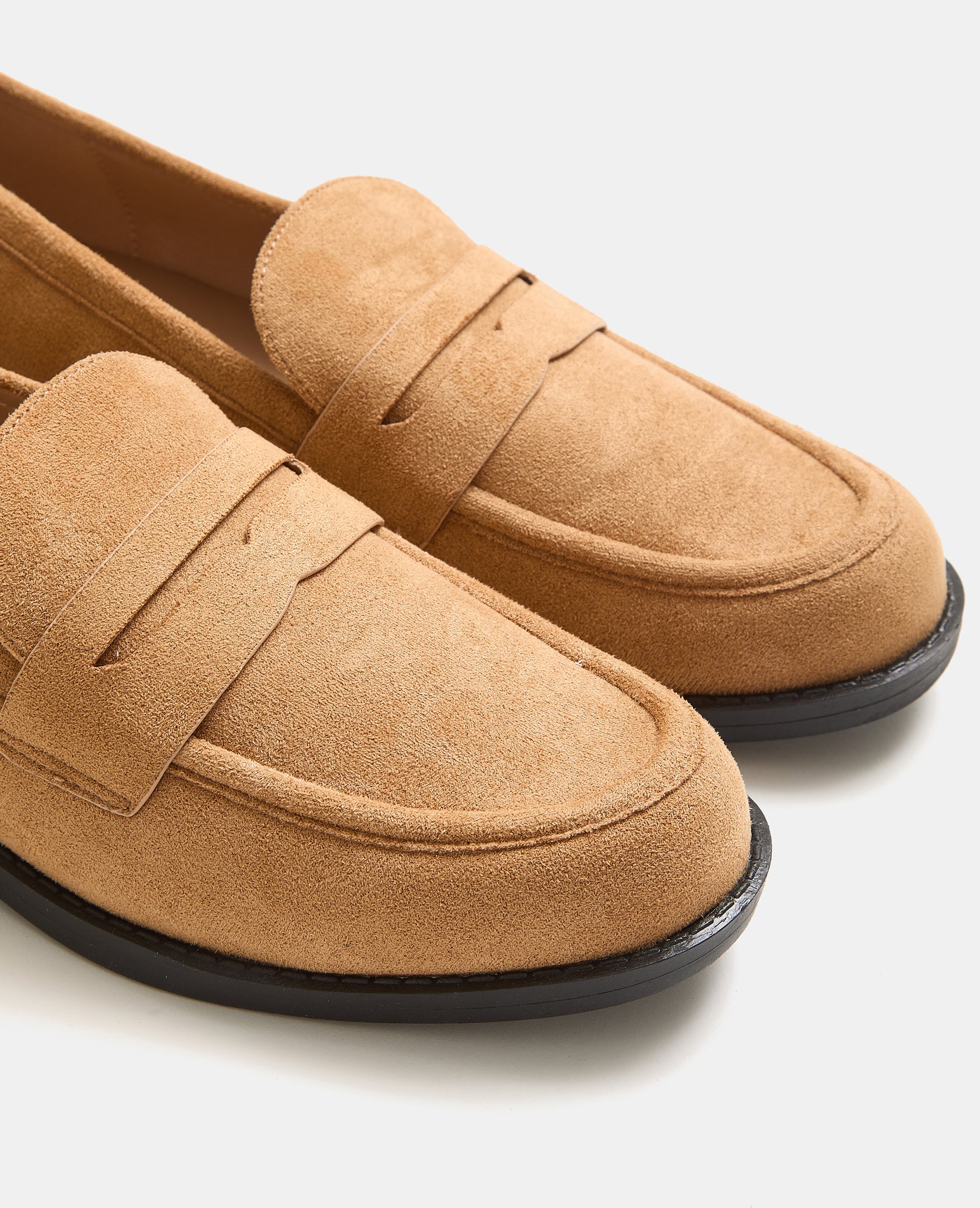 Mocassins en suédine
