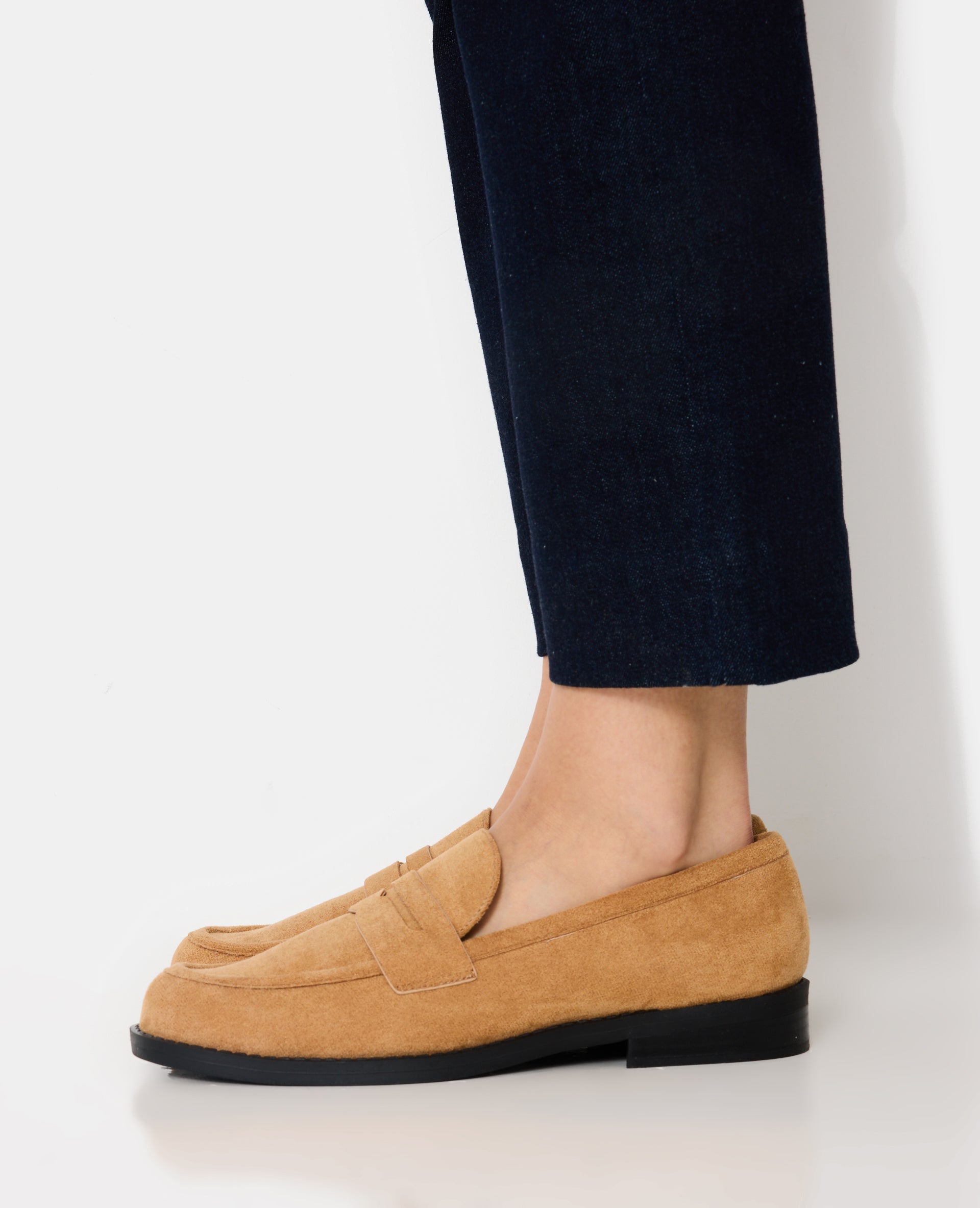 Mocassins en suédine