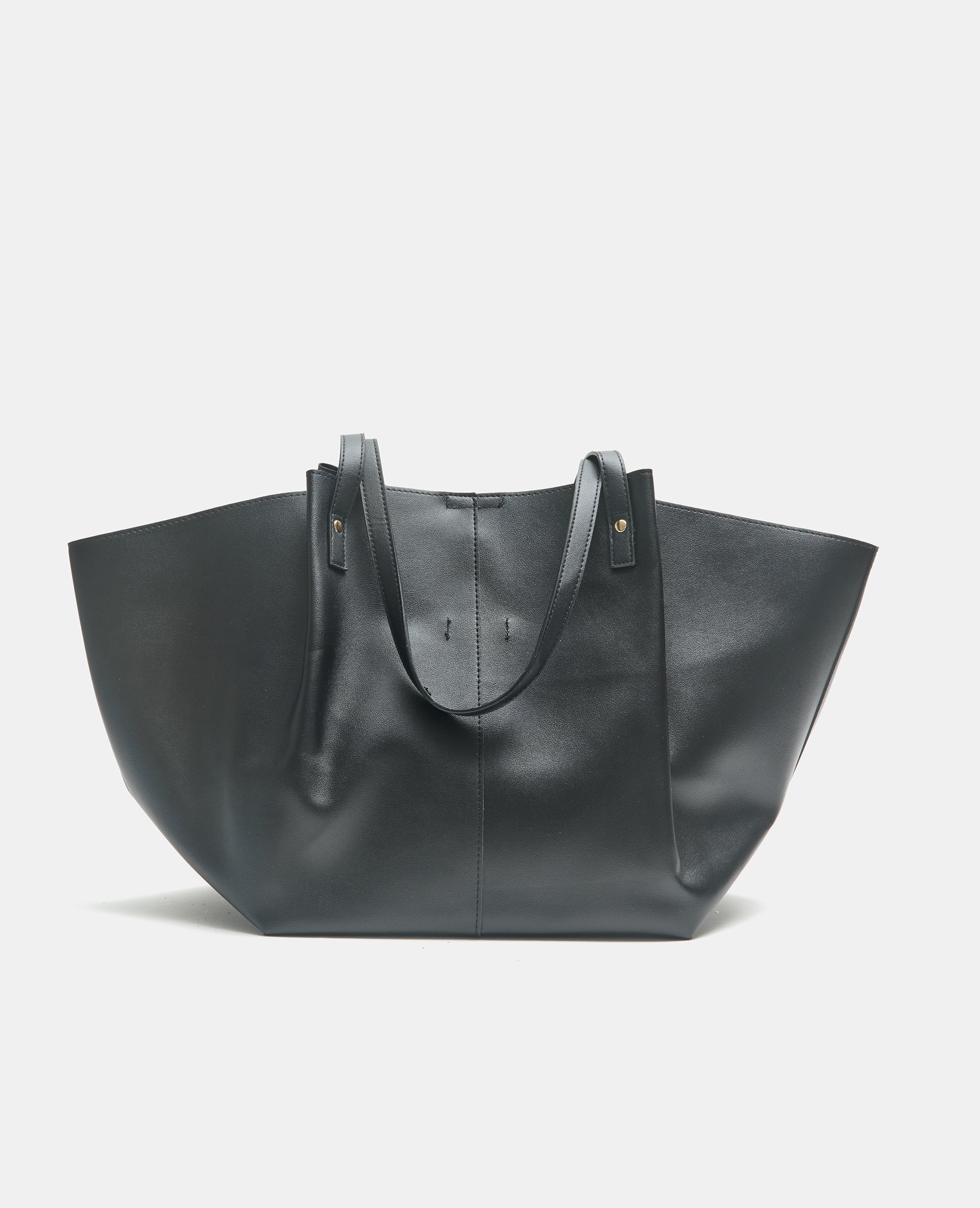 Grand sac en simili avec poignées