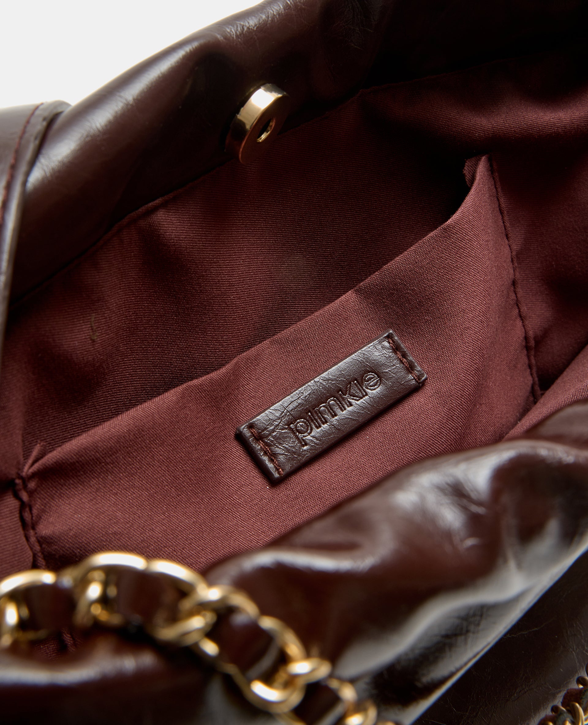 Sac bourse avec bandoulière chaine