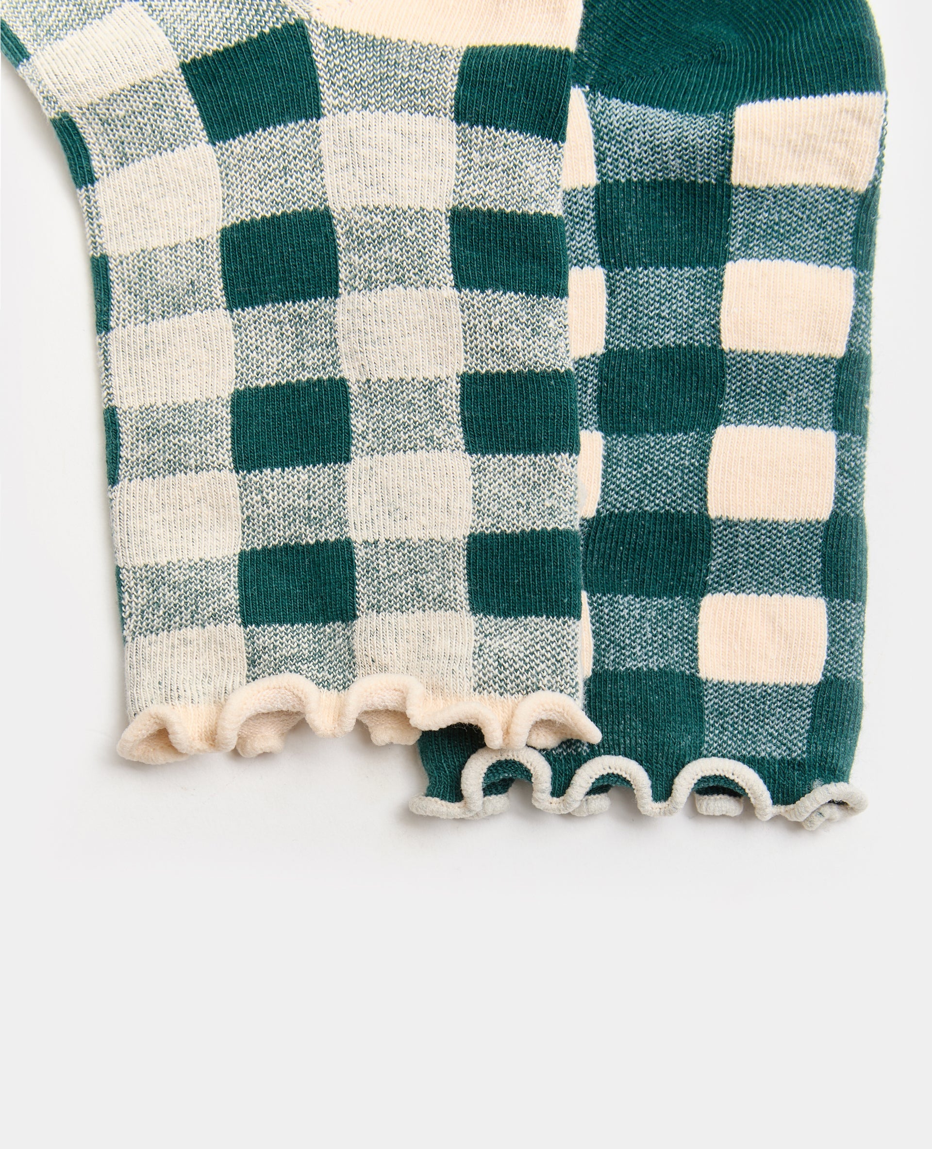 Lot de 2 paires de chaussettes à carreaux