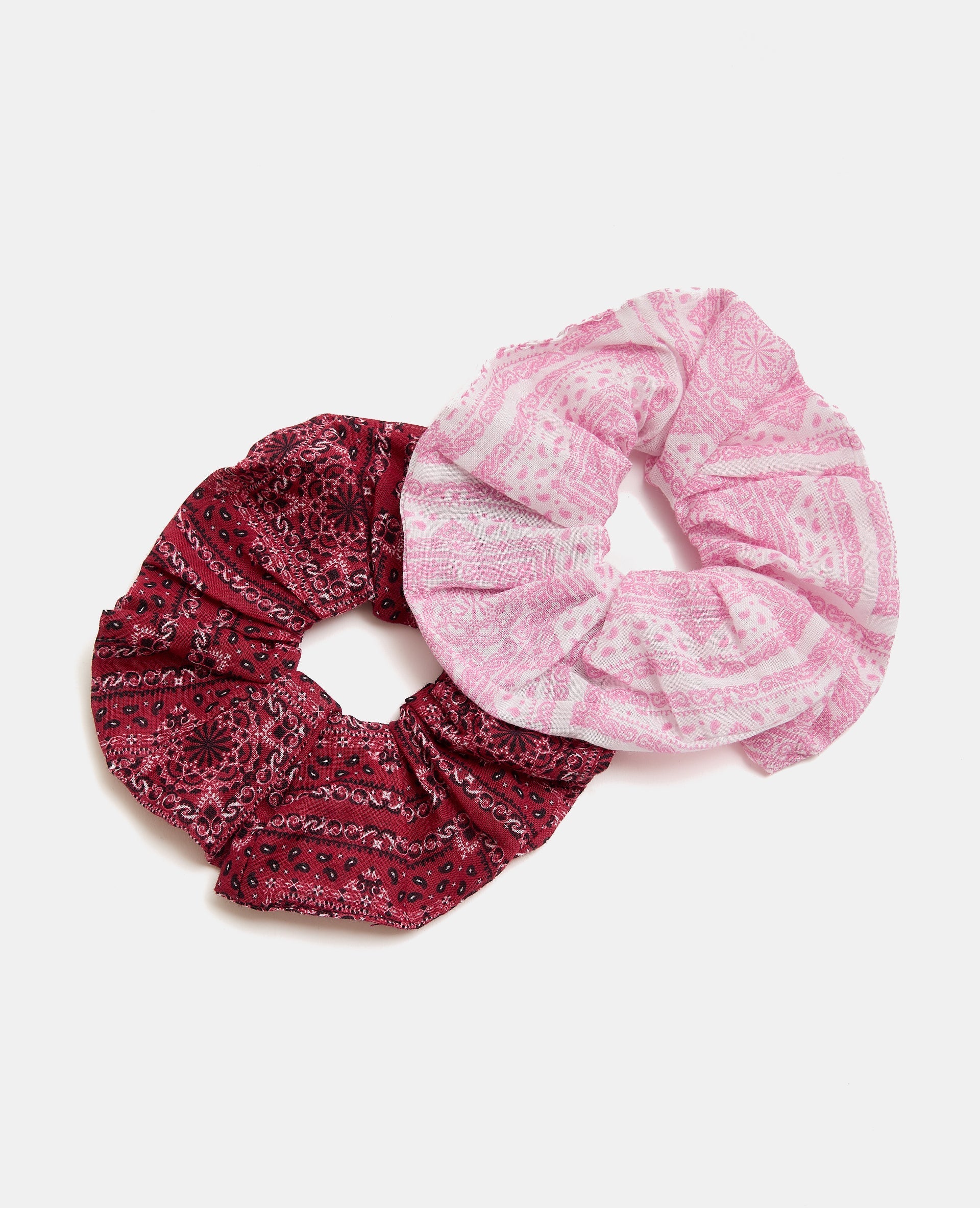 Lot de 2 chouchous motif bandana