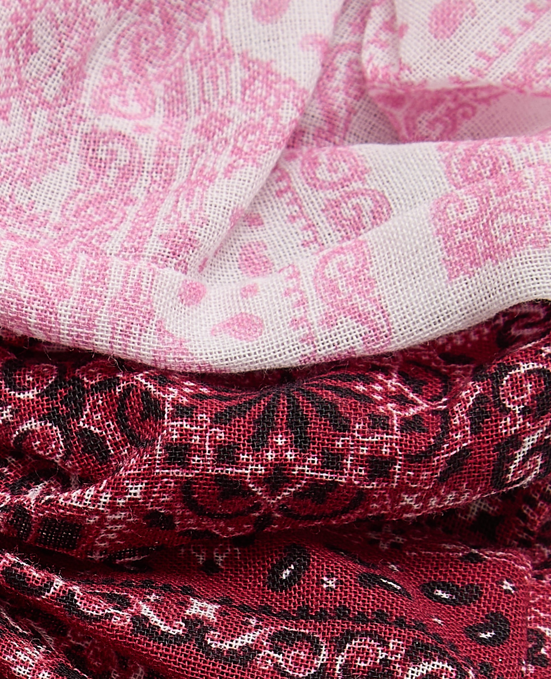 Lot de 2 chouchous motif bandana