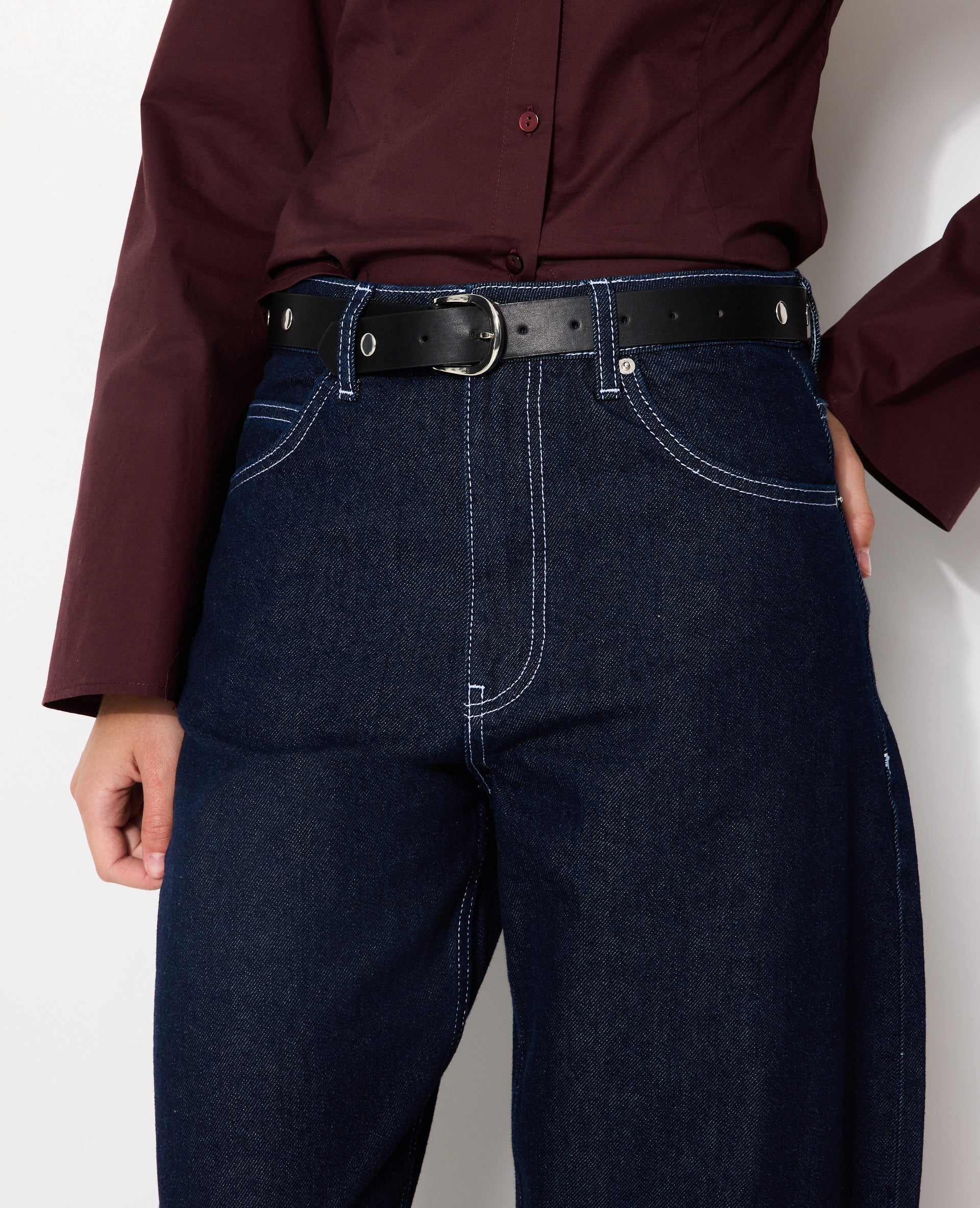 Ceinture avec clous