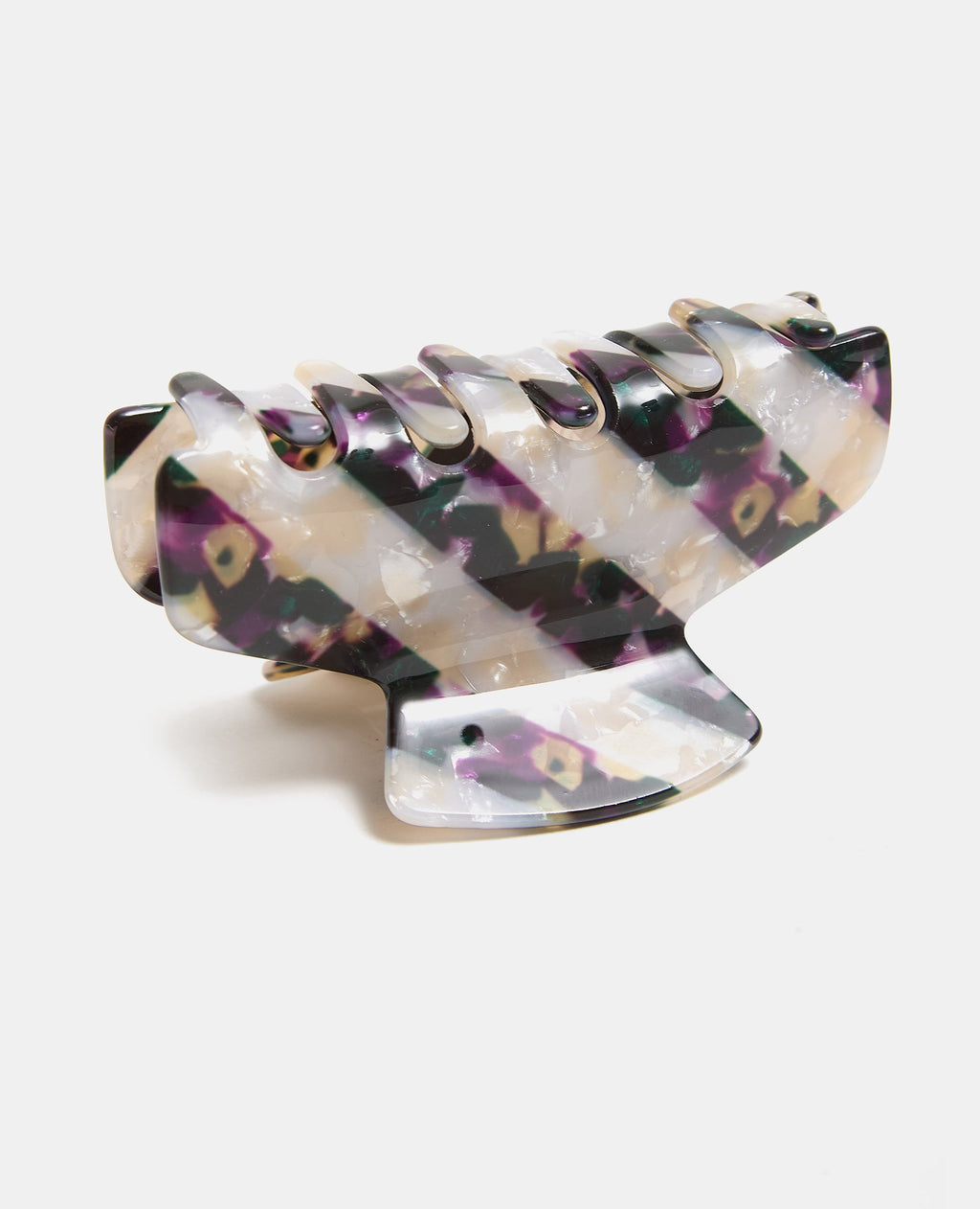 Pince crocodile avec effet nacre